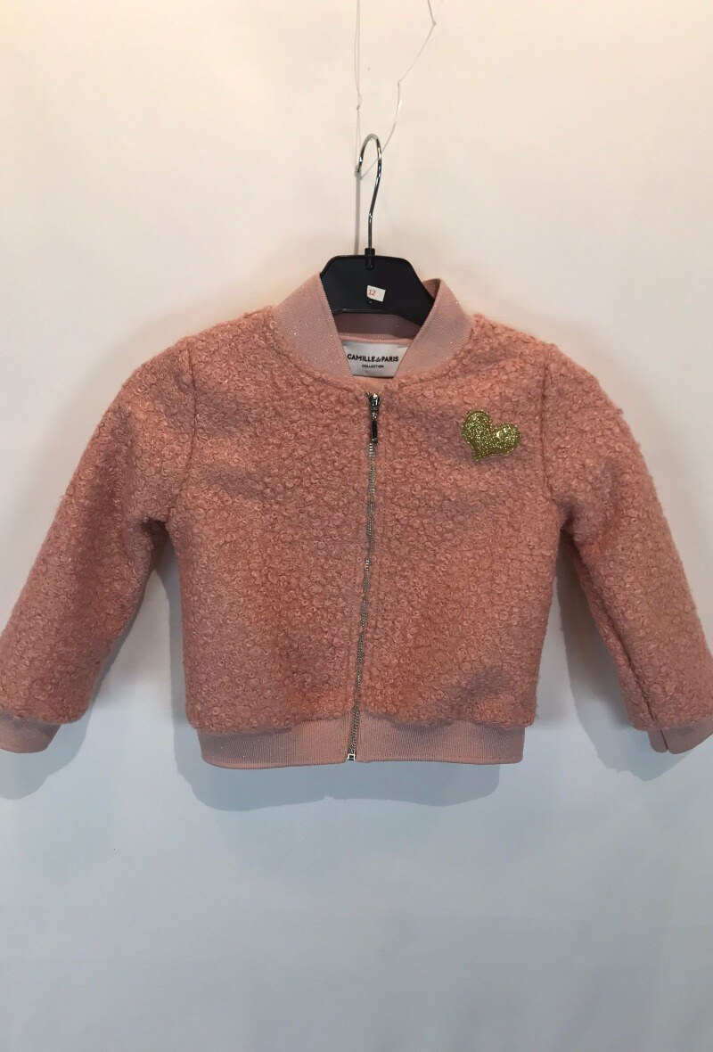 Grossiste Camille de Paris - Bomber à bouclettes COLLECTION MINI ME Fabrication Française