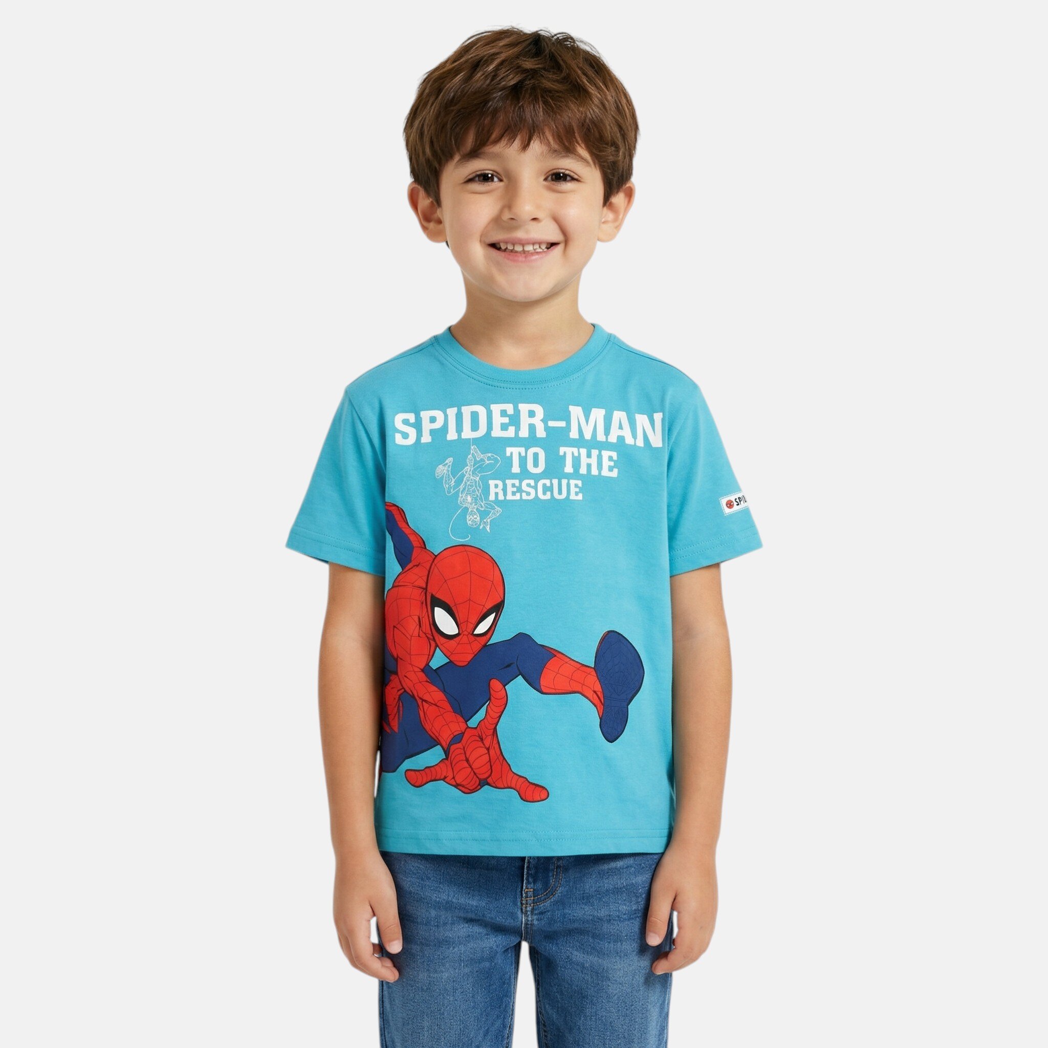 Mayorista Spiderman - Camiseta de manga corta Spiderman para niño