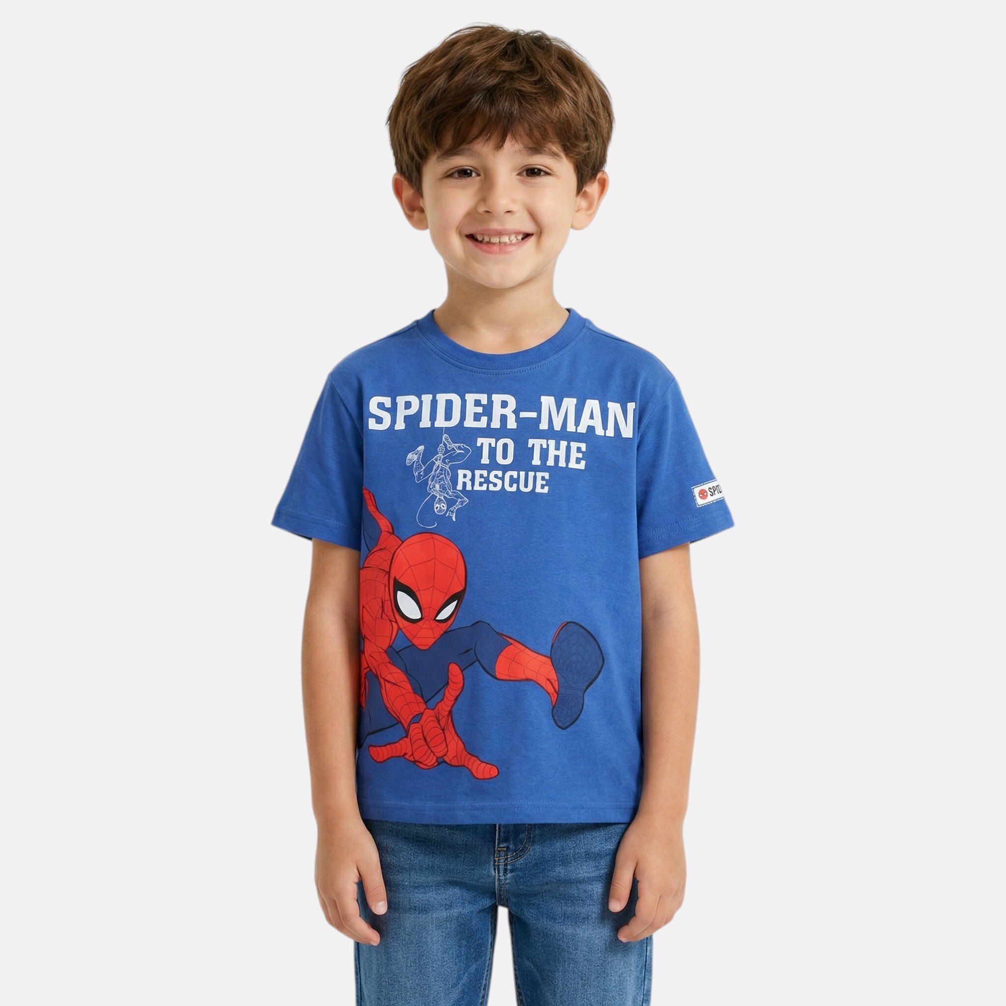 Großhändler Spiderman - Kurzarm-Spiderman-T-Shirt für Jungen