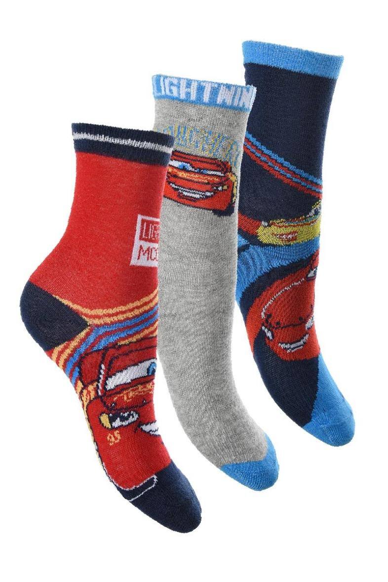 Grossiste Cars - Pack de 3 Chausettes Cars