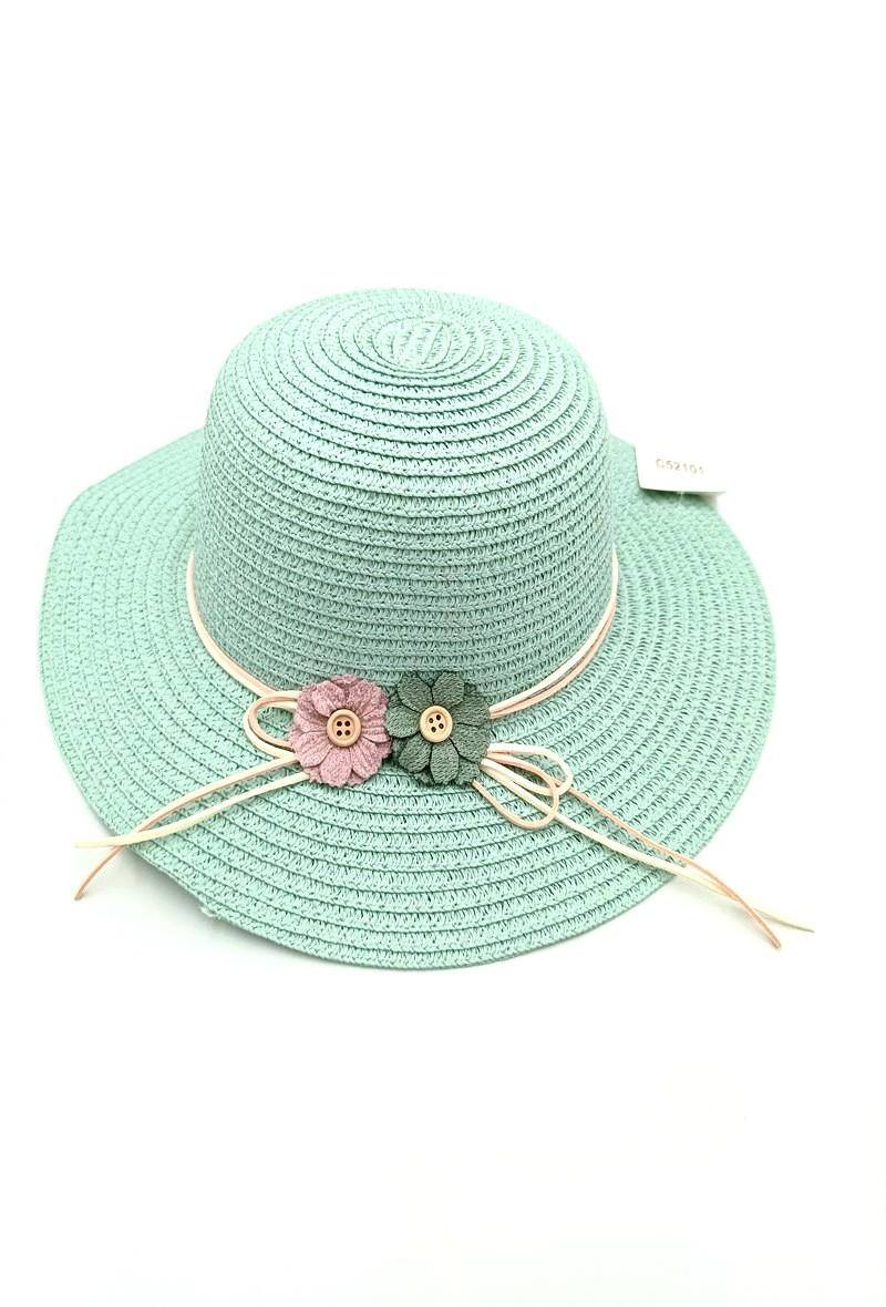 Grossiste Charmant - Chapeau enfant décoration fleurs