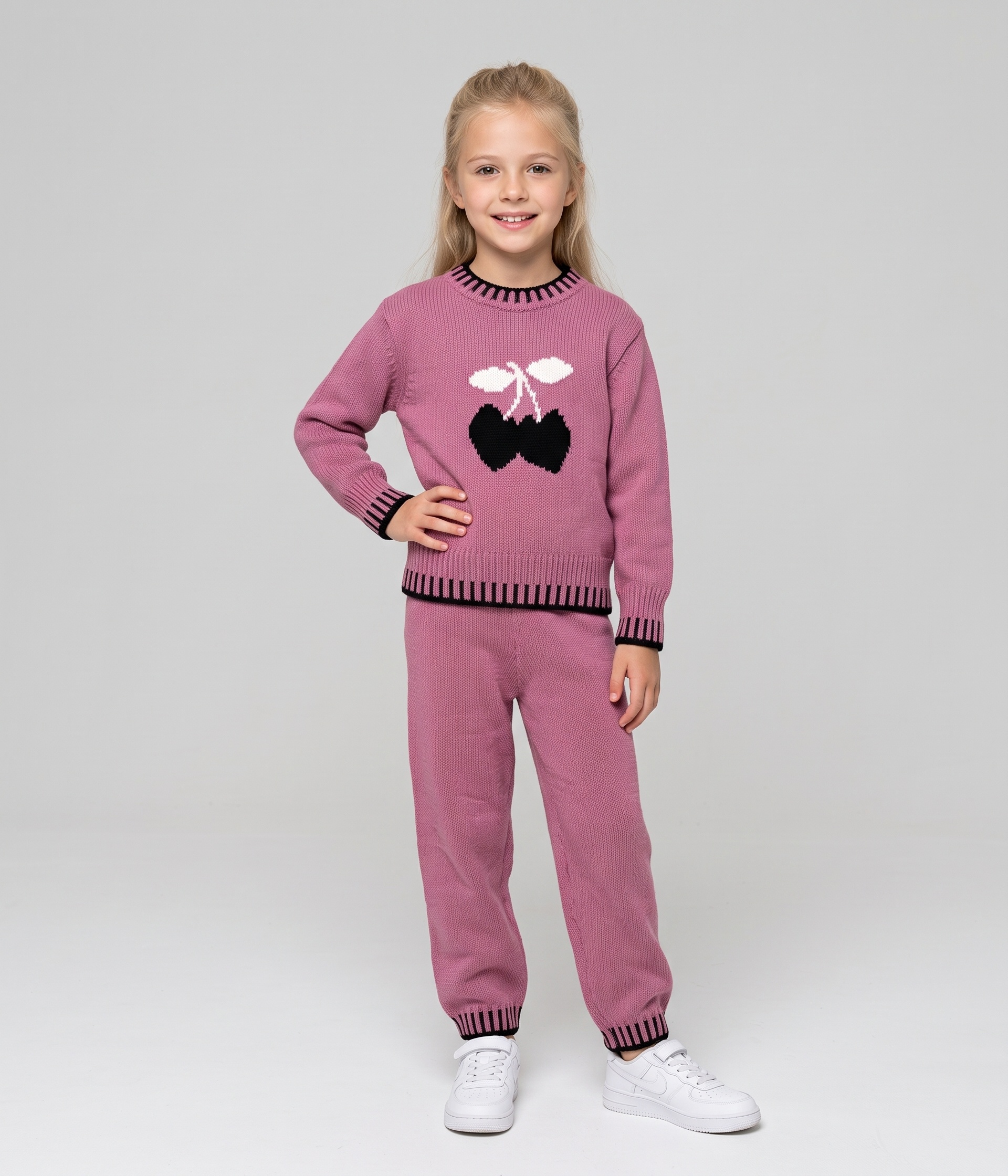 Grossiste CHIC COOL - Ensemble hiver avec motif cerise