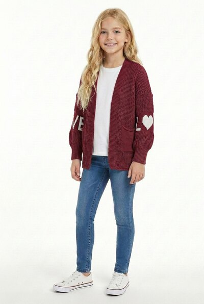 Grossiste CHIC COOL - Gilet avec motif LOVE Grossiste CHIC COOL - Gilet avec motif LOVE