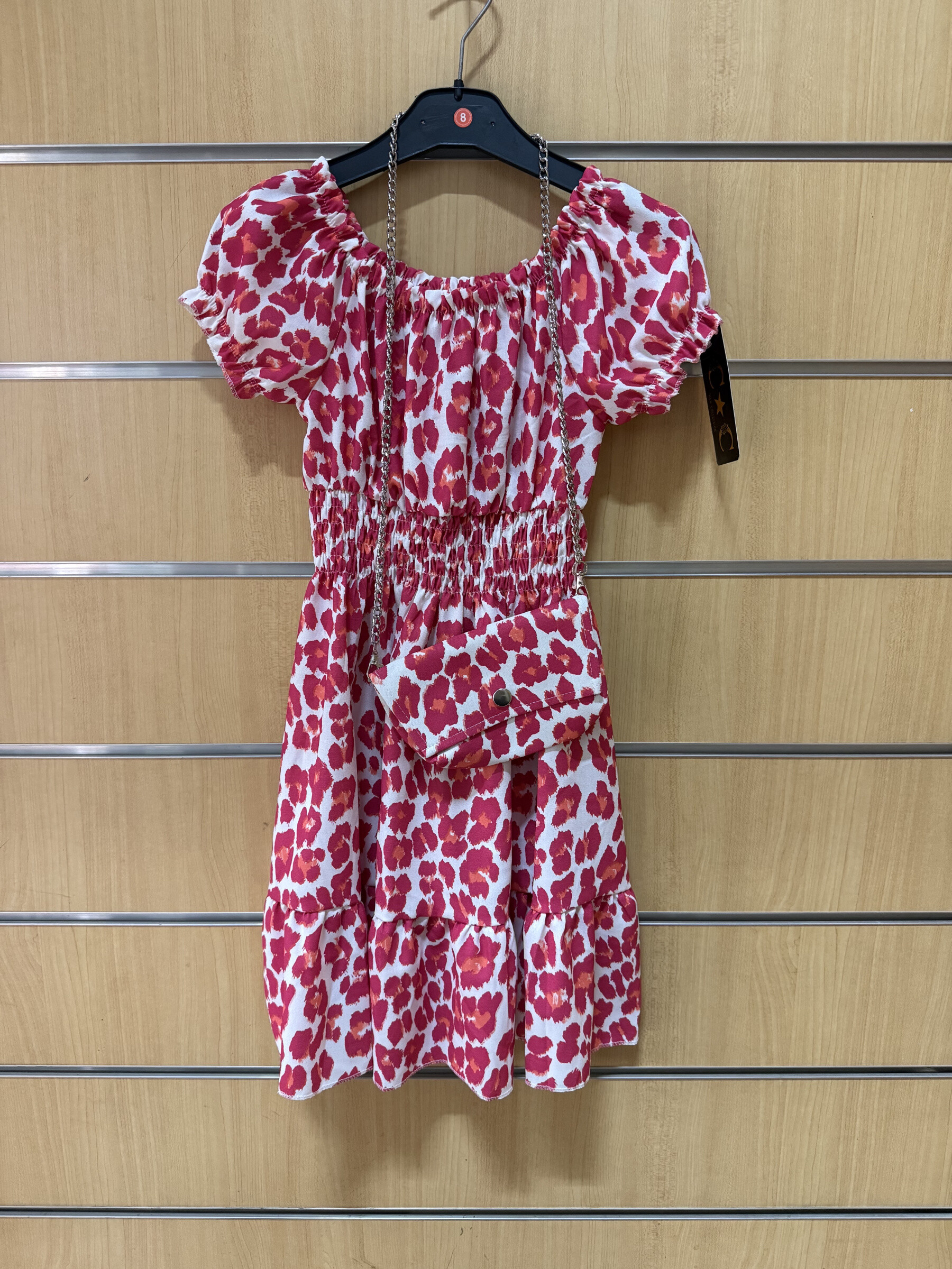 Wholesaler CHIC COOL - Dress with leopard print bag