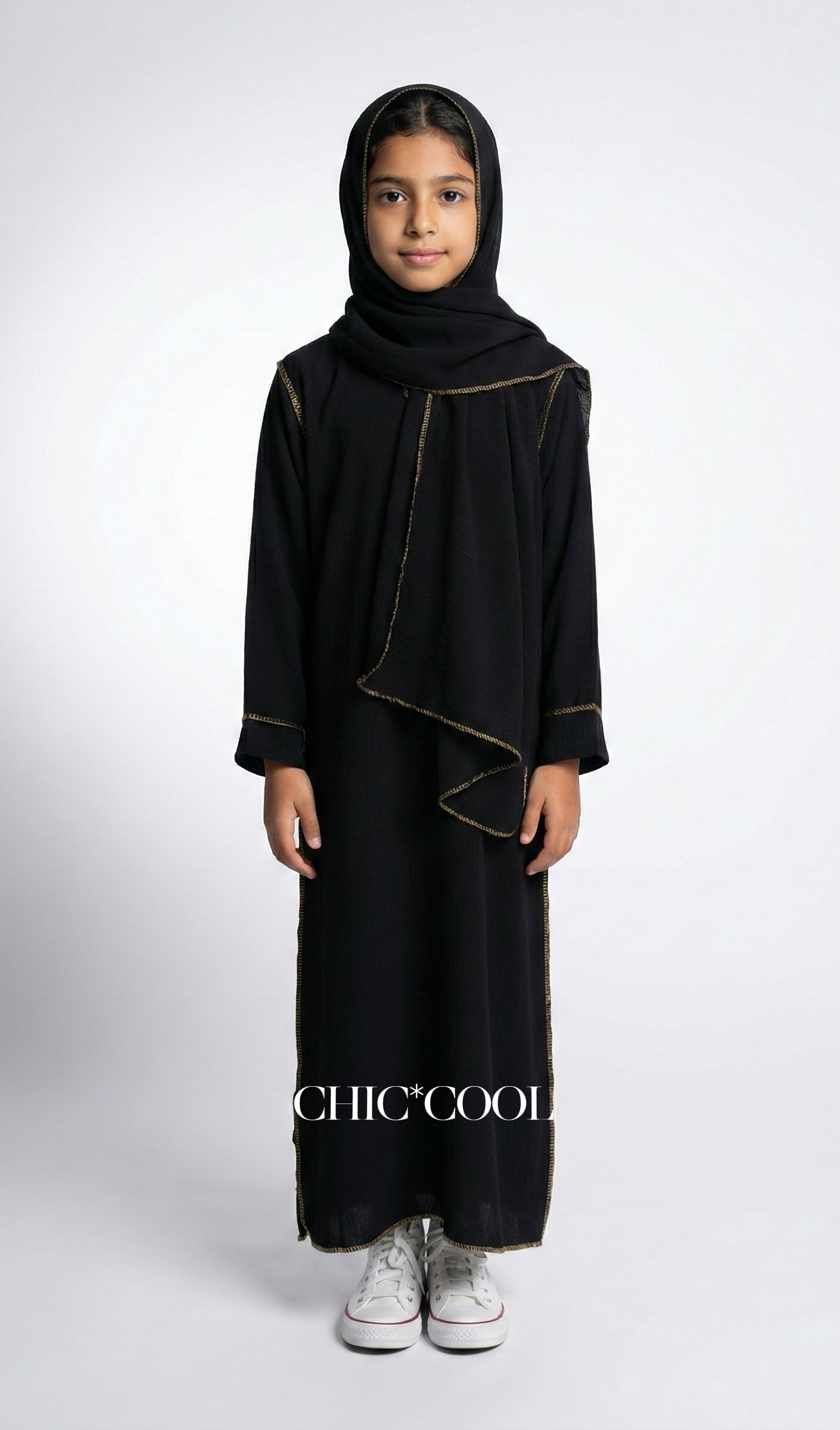Grossista CHIC COOL - Abaya con sciarpa integrata jazz