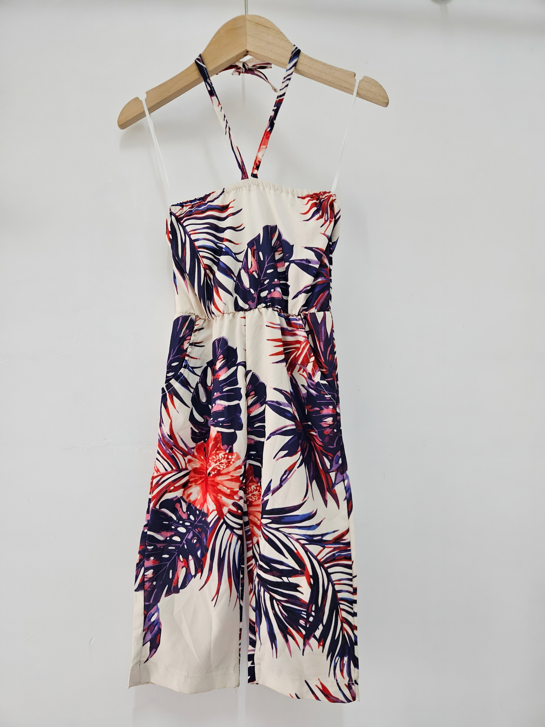 Mayorista Chicaprie - Mono corto ligero con estampado floral para niña