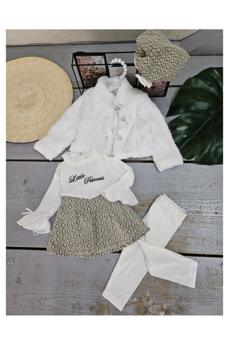 Großhändler Chicaprie - Set aus Jacke und Kleid für Babys