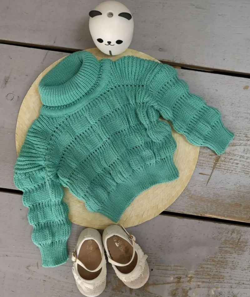 Großhändler Chicaprie - Baby-Mädchen-Pullover