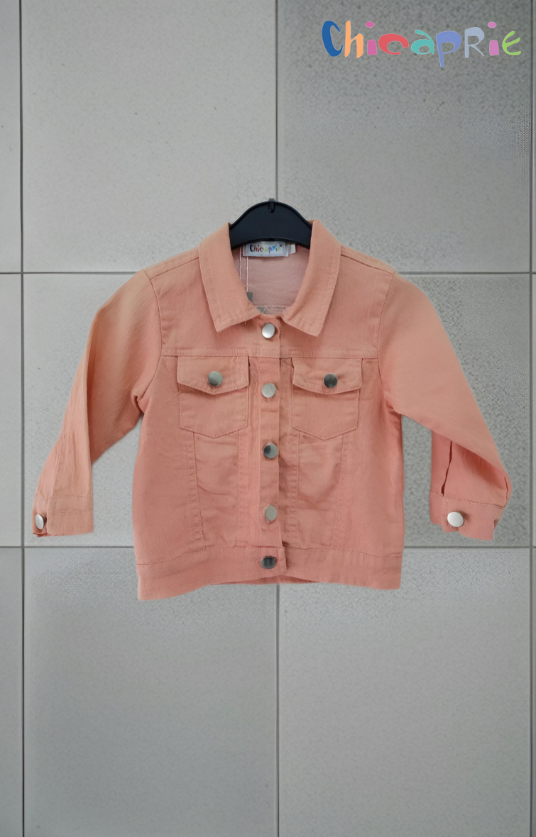 Wholesaler Chicaprie - Baby girl shirt, colourful jacket, jeans and buttons