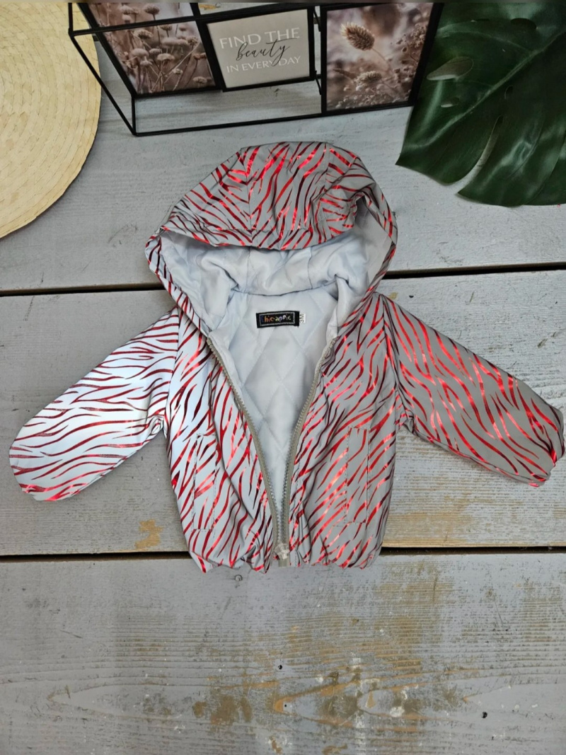 Grossiste Chicaprie - Veste Luminescent Manches Longues Rayures Colorées Bébé Garçon