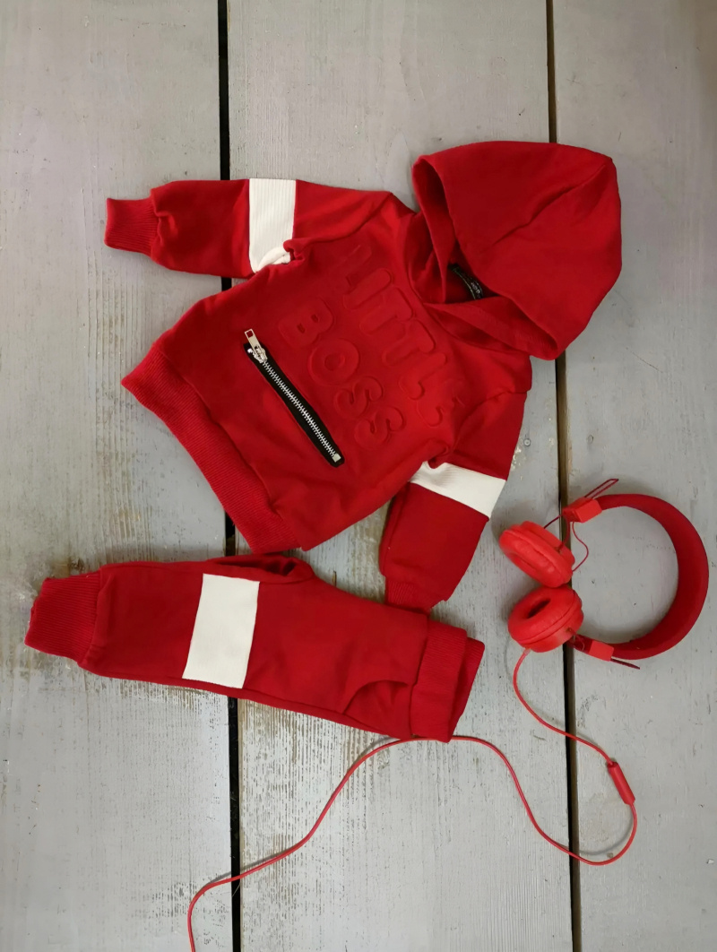 Großhändler Chicaprie - Jogging-Set aus Sweatshirt und Hose für Babys