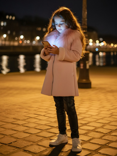 Grossista Chicaprie - Cappotto tinta unita con zip, stile camoscio, pelliccia sintetica, interno in pile, per bambina Grossista Chicaprie - Cappotto tinta unita con zip, stile camoscio, pelliccia sintetica, interno in pile, per bambina