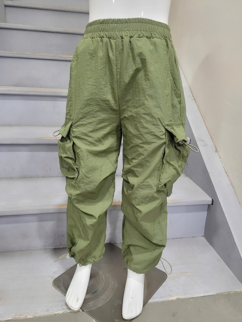 Wholesaler Chicaprie - Oversize Elastic Pants Sport Uni Style Cargo Girl