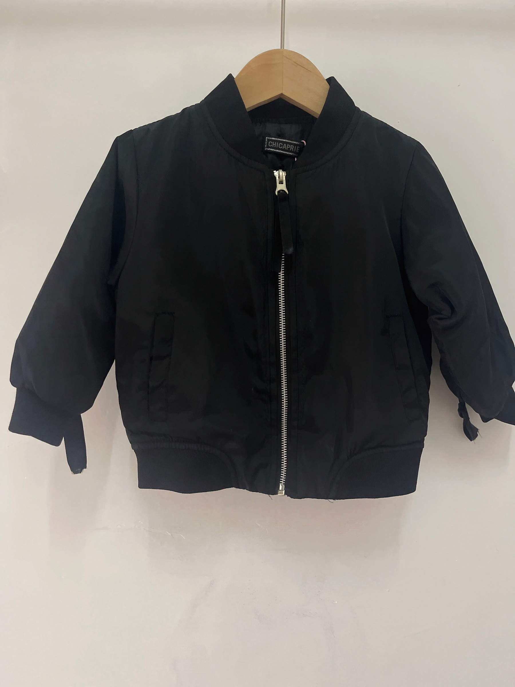Grossiste Chicaprie - Bomber Uni Urbain Avec Lacets Fille