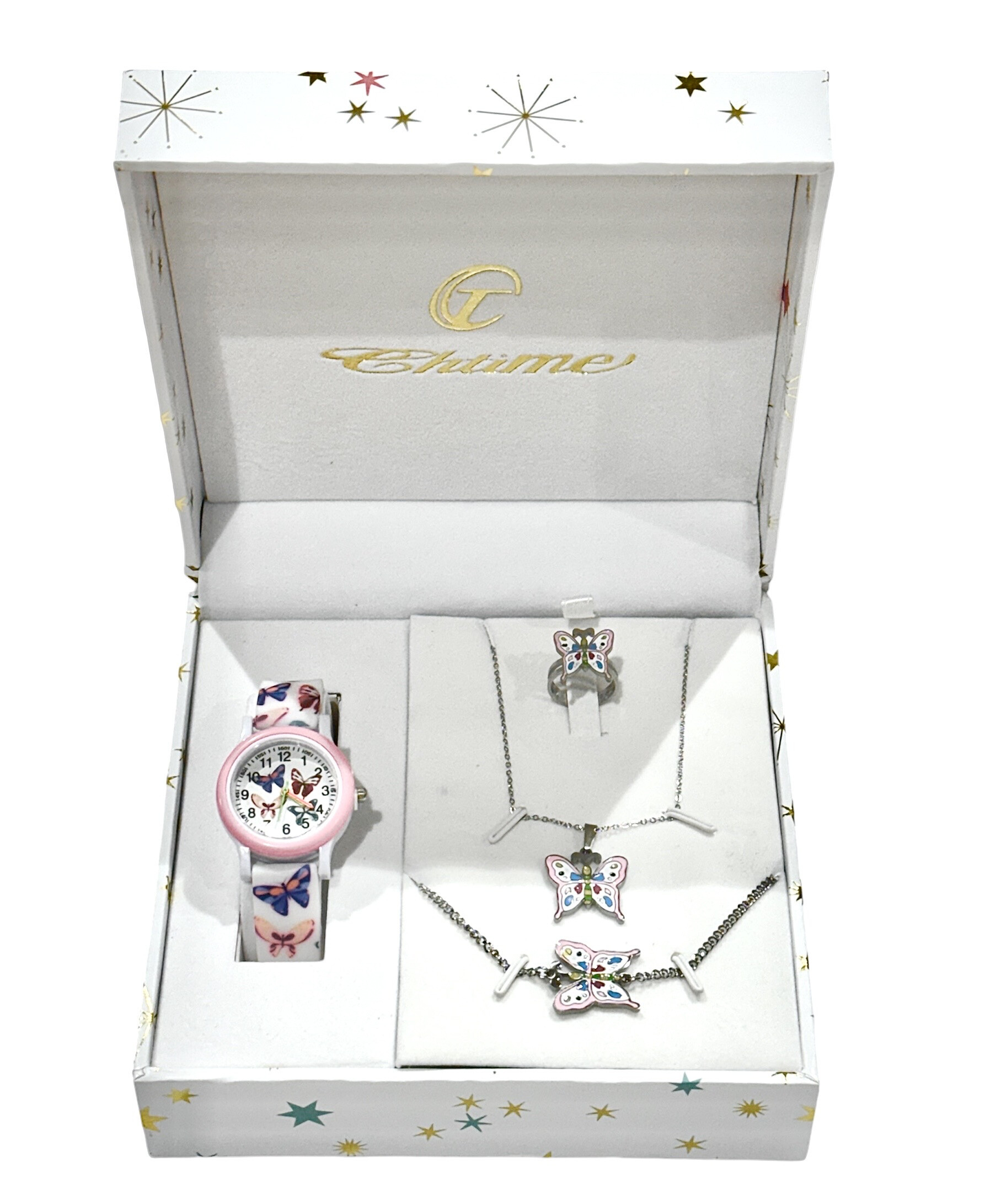 Mayorista Chtime - Caja Regalo Reloj Infantil Niña
