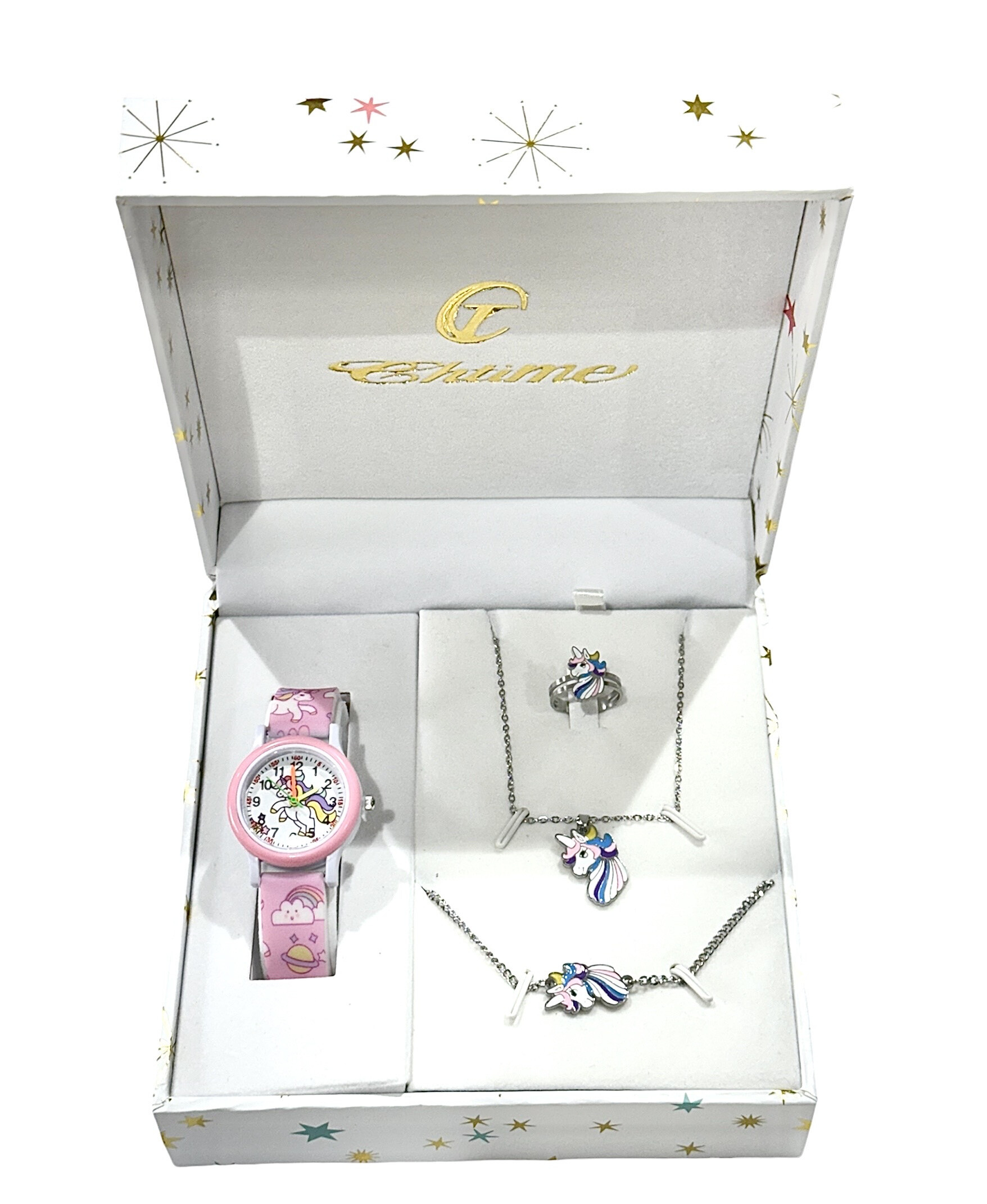 Grossiste Chtime - Coffret Cadeau Montre Enfant Acier