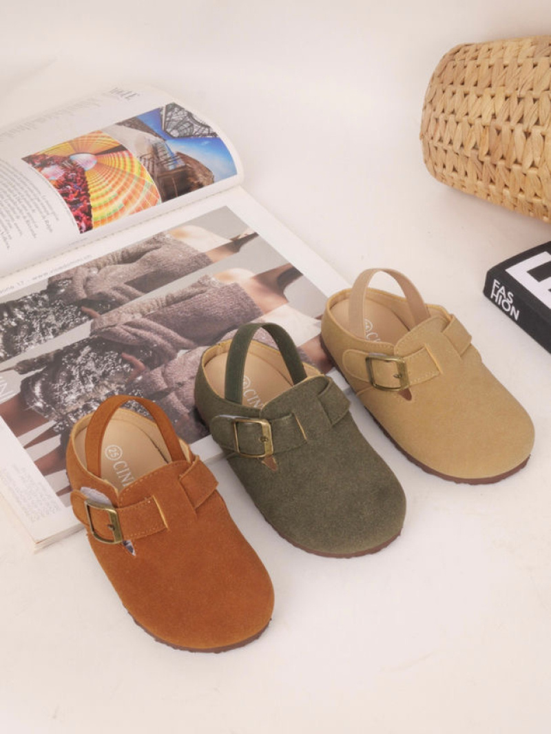 Mayorista Cink Me - Mules de ante con hebilla ajustable