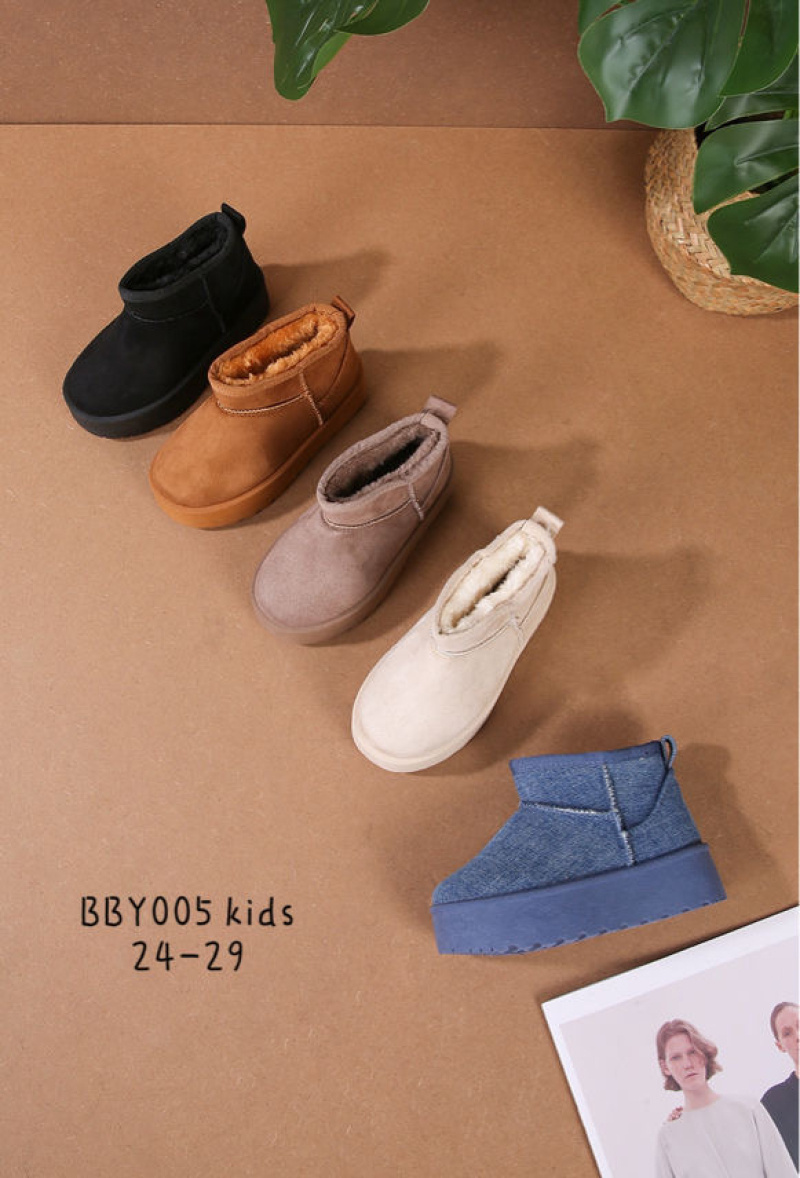 Grossiste Cink Me - Bottines courtes fourrées en suédine et semelle plateforme