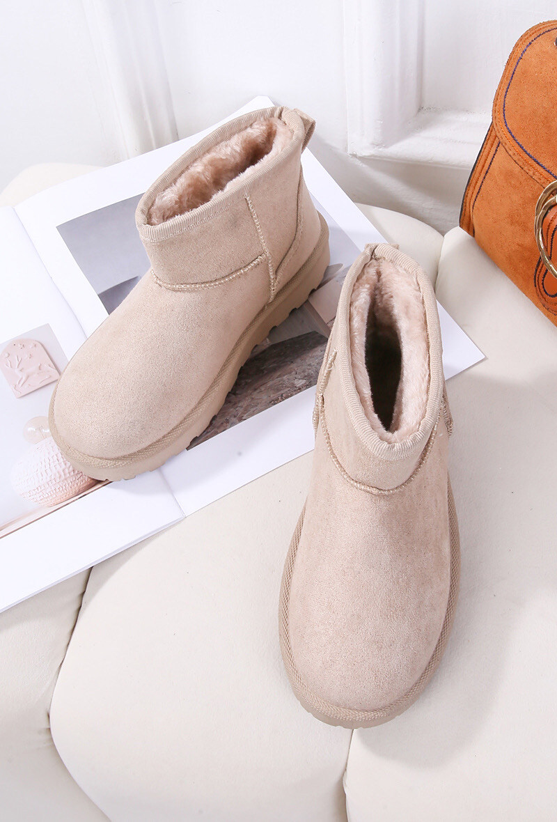 Grossiste Cink Me - Bottines fourrées en suédine