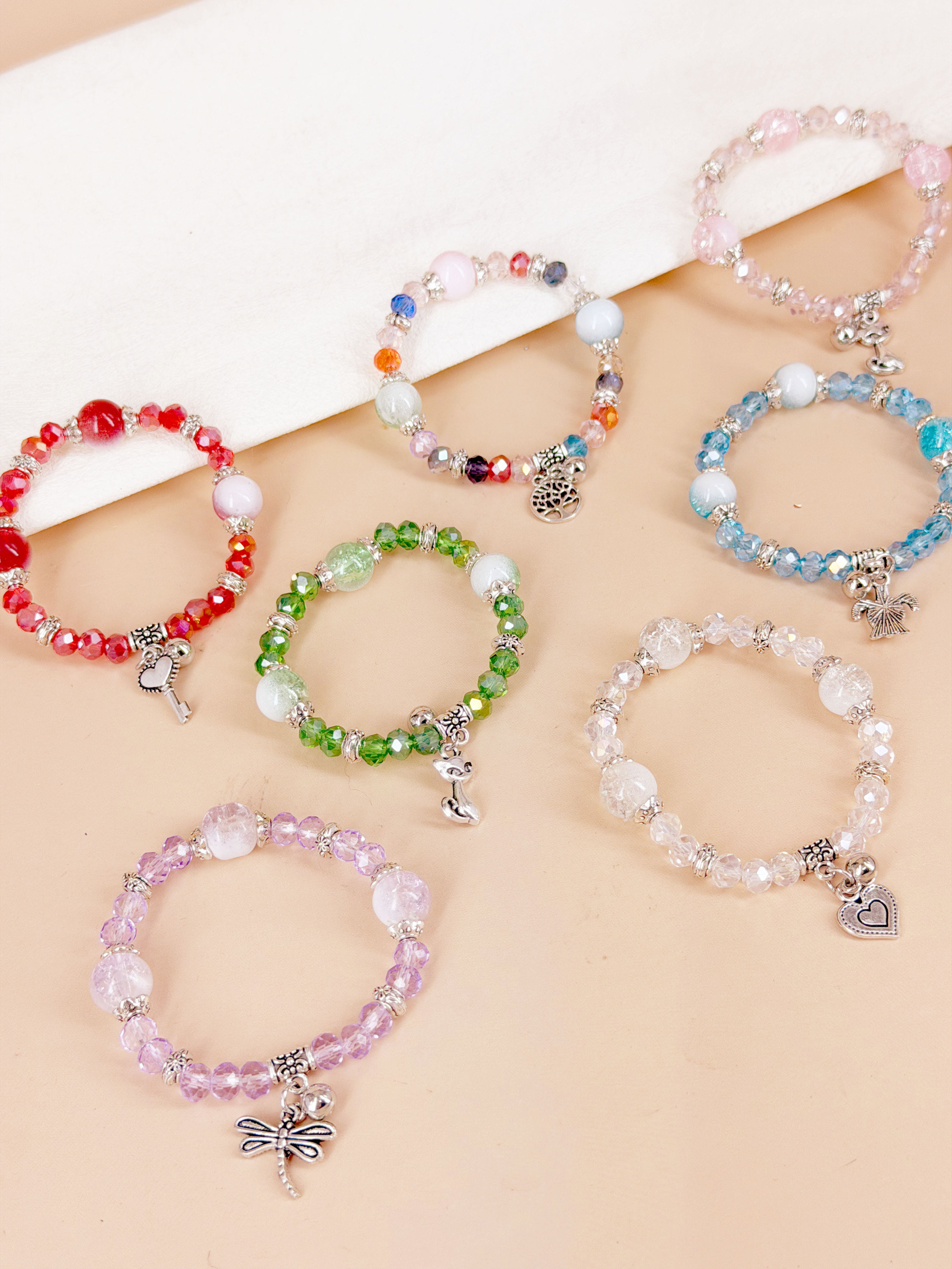 Wholesaler D Bijoux - Set of beaded bracelets for children