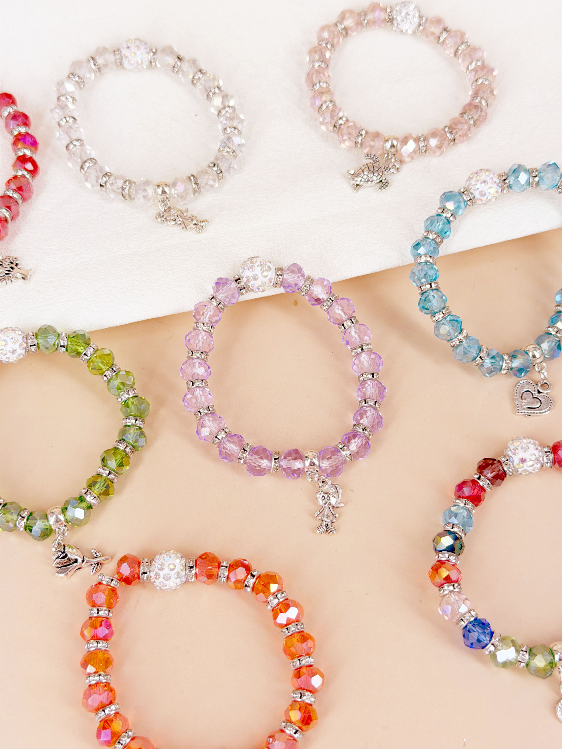 Wholesaler D Bijoux - Set of beaded bracelets for children