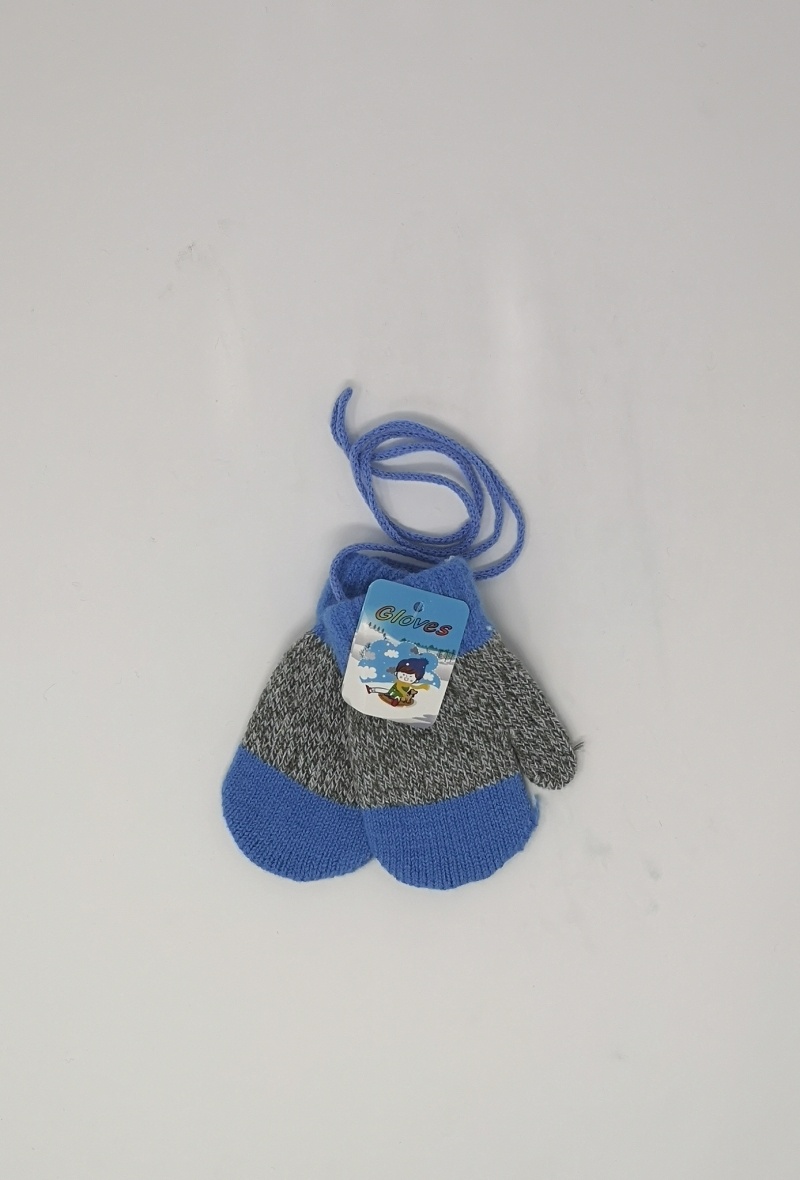 Mayorista DH DIFFUSION - Guantes manopla bebé cordón