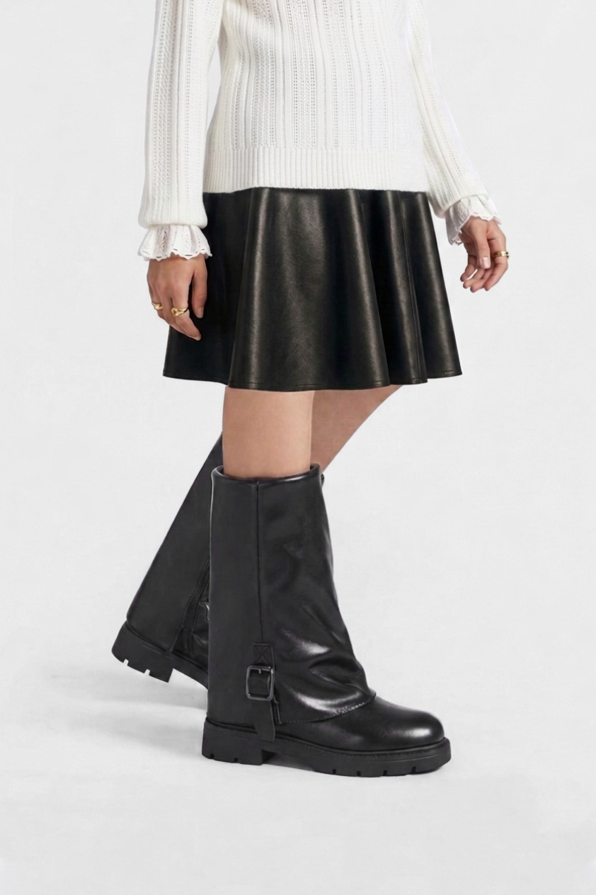 Grossiste Doremi - Bottes mi-hautes souple à revers pour enfants