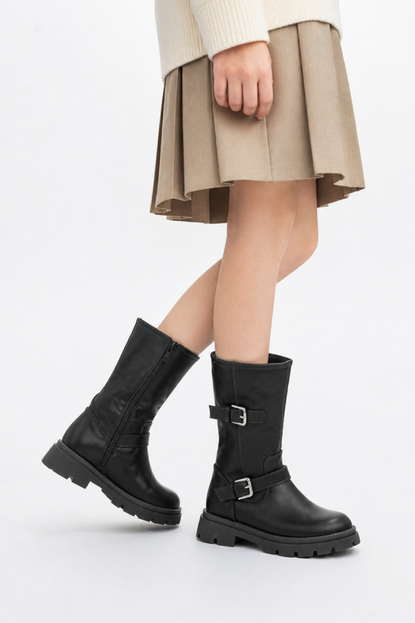 Grossiste Doremi - Bottes hautes à boucle pour enfants
