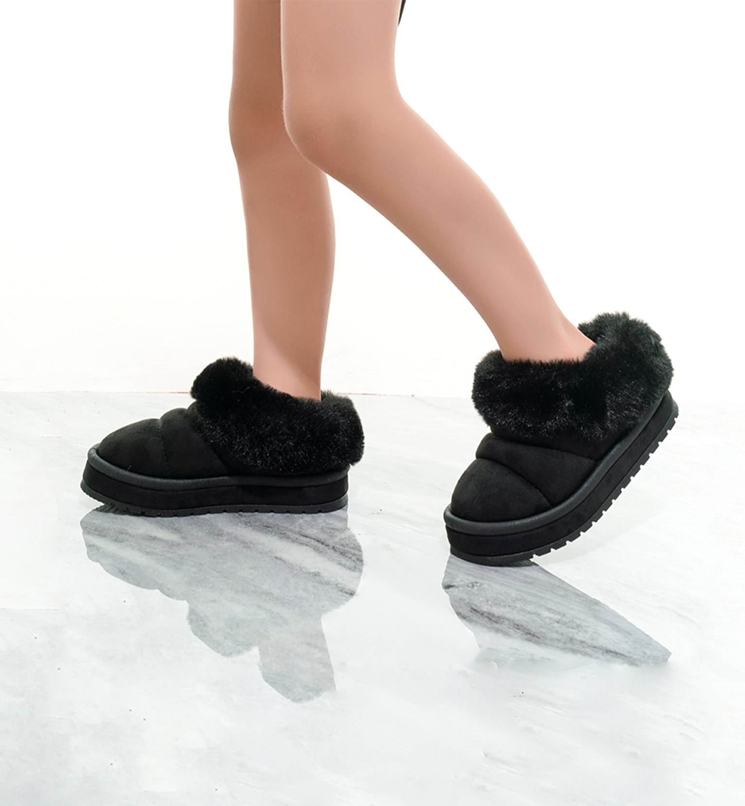 Grossiste Doremi - Chaussons fourrés hiver pour enfants