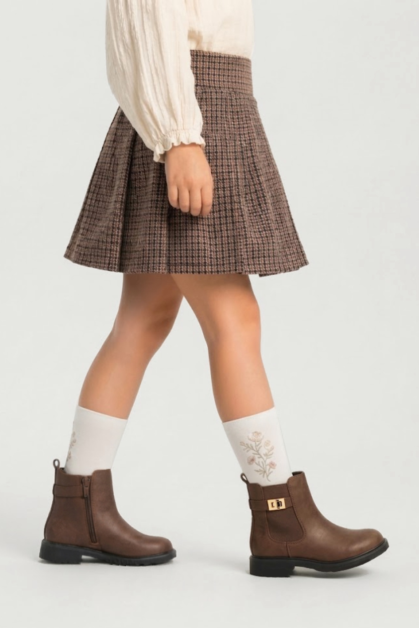 Grossiste Doremi - Bottines enfants à boucle doré