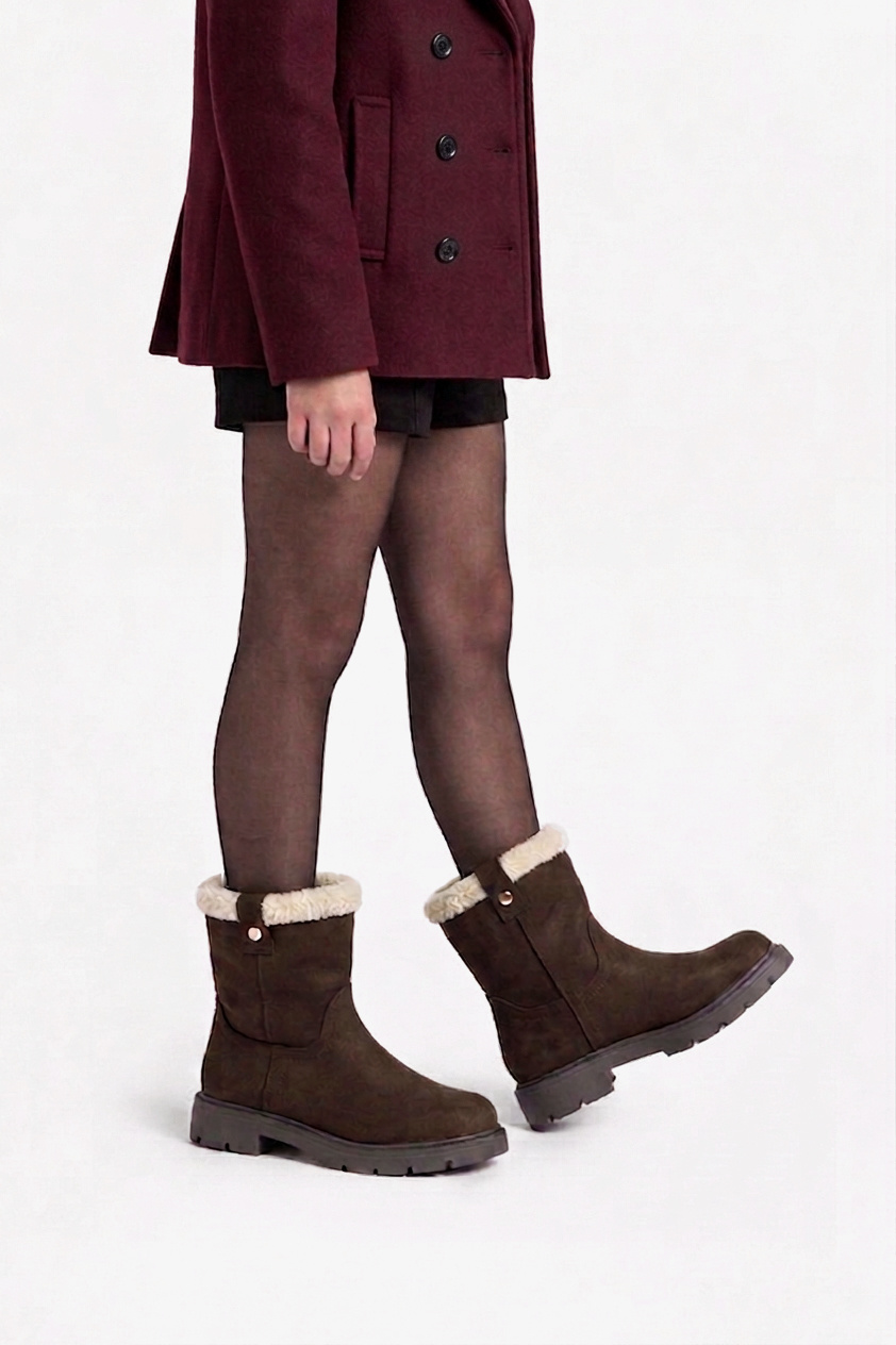 Mayorista Doremi - Botines con ribete de Shearling para niños