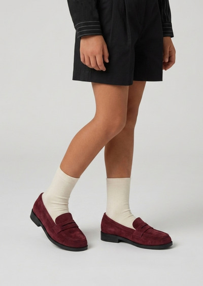 Grossiste Doremi - Mocassins classiques enfants effet suède Grossiste Doremi - Mocassins classiques enfants effet suède