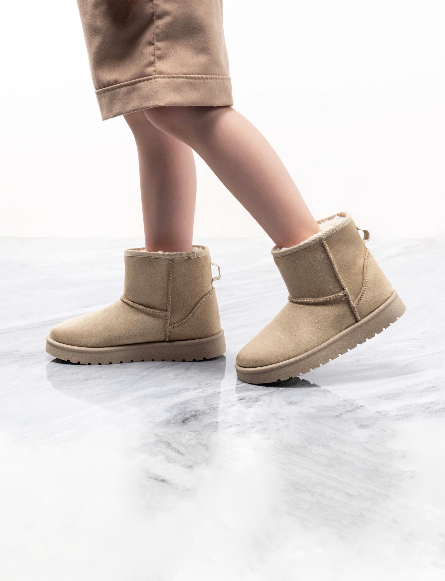 Großhändler Doremi - Hohe gefütterte Kinderstiefel
