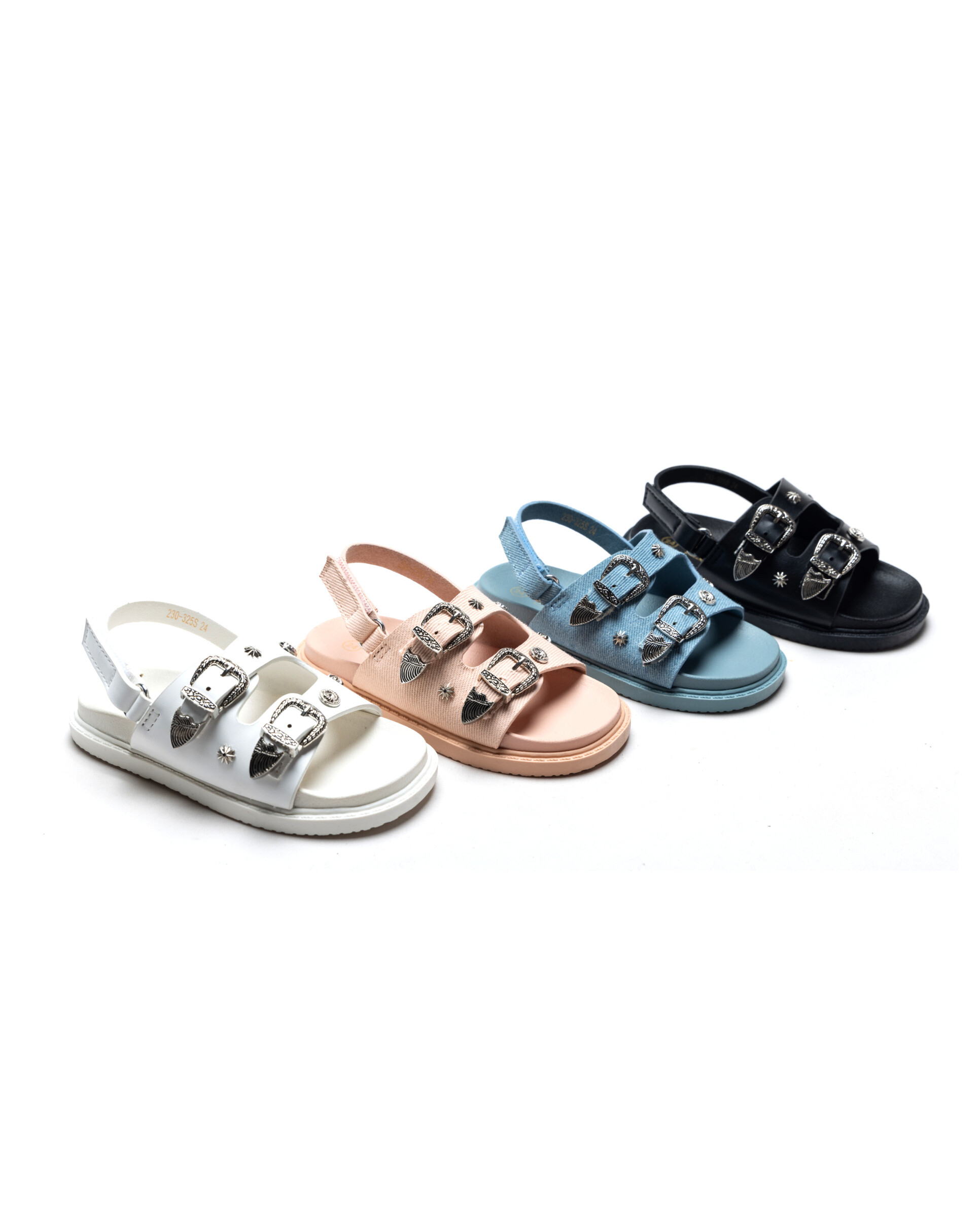 Grossiste Doremi - Sandales été pour enfants à bride arrière velcro