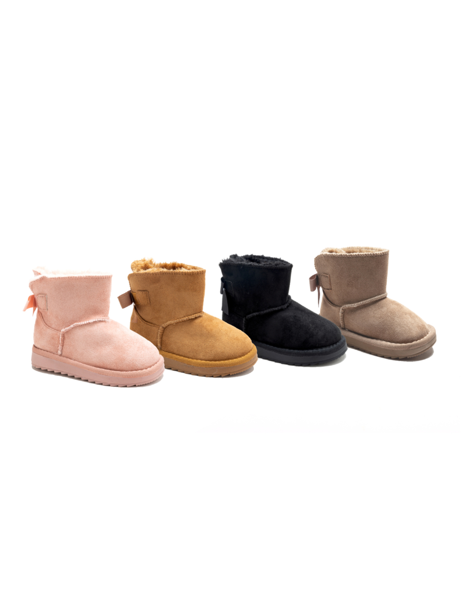 Großhändler Doremi - Kinderstiefel mit Fleecefutter und Schleifenband