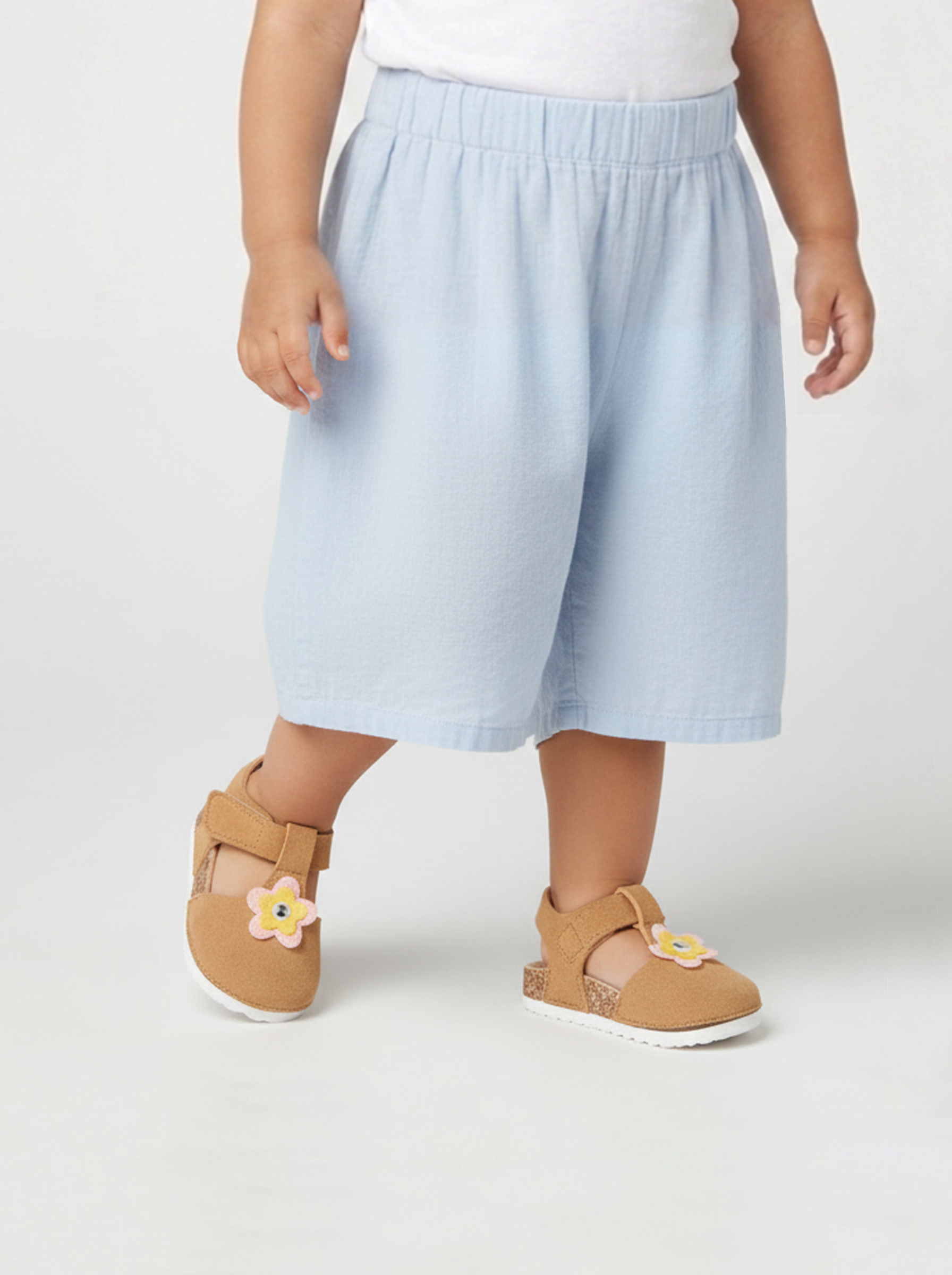 Grossiste Doremi - Sabots été à fleur pour bébé avec velcro
