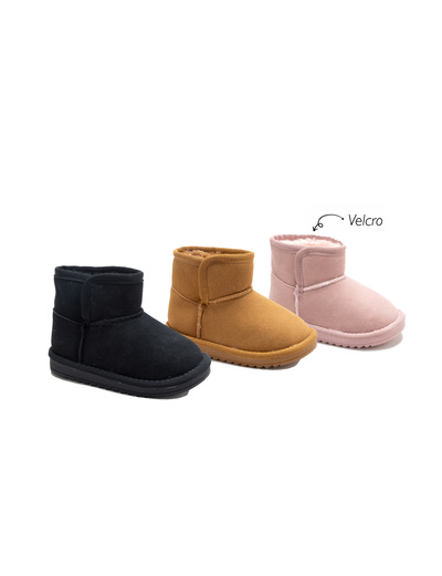 Grossiste Doremi - Bottes fourrées à velcro pour enfants Grossiste Doremi - Bottes fourrées à velcro pour enfants