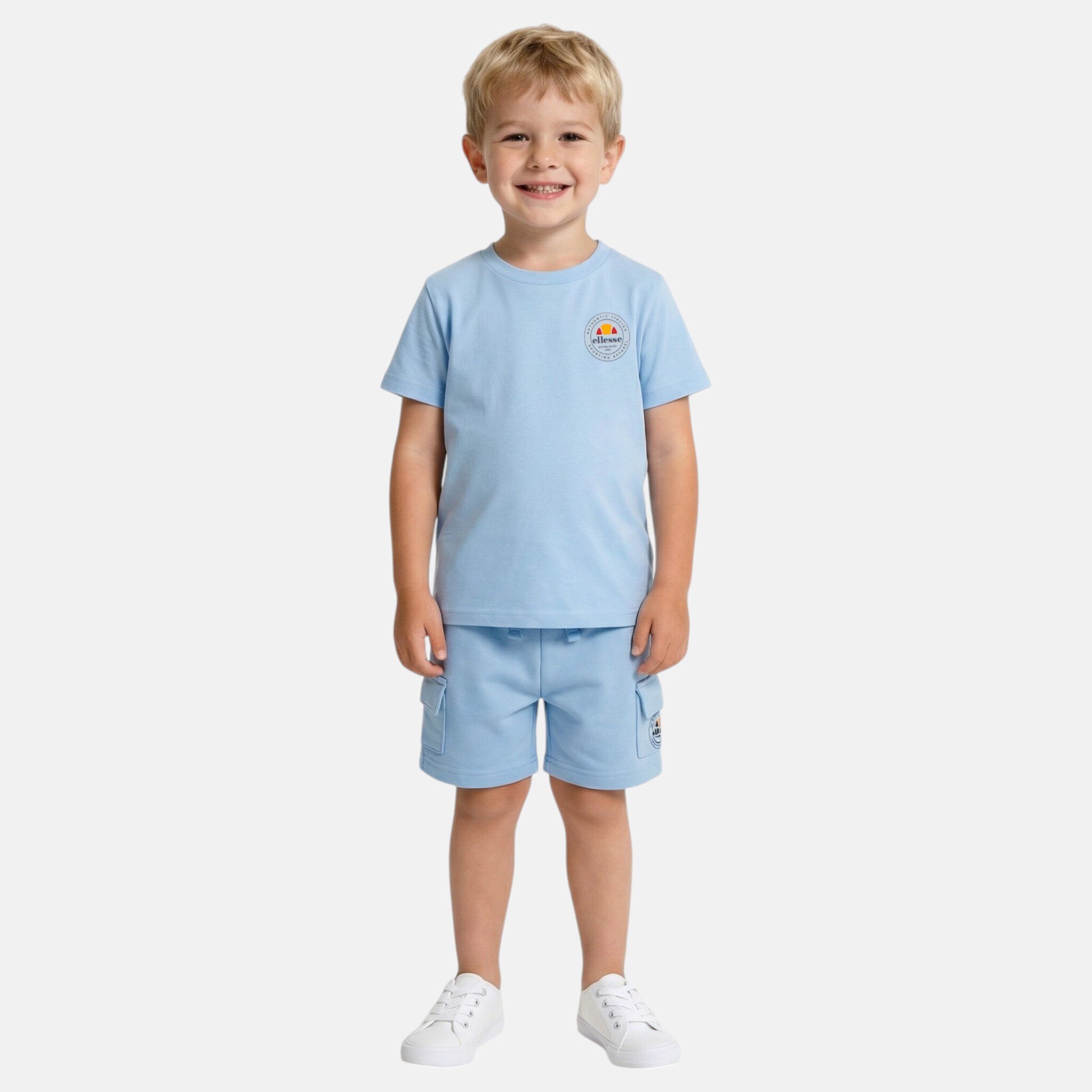 Großhändler Ellesse - Ellesse T-Shirt und Shorts Set für Jungen von 2 bis 7 Jahren