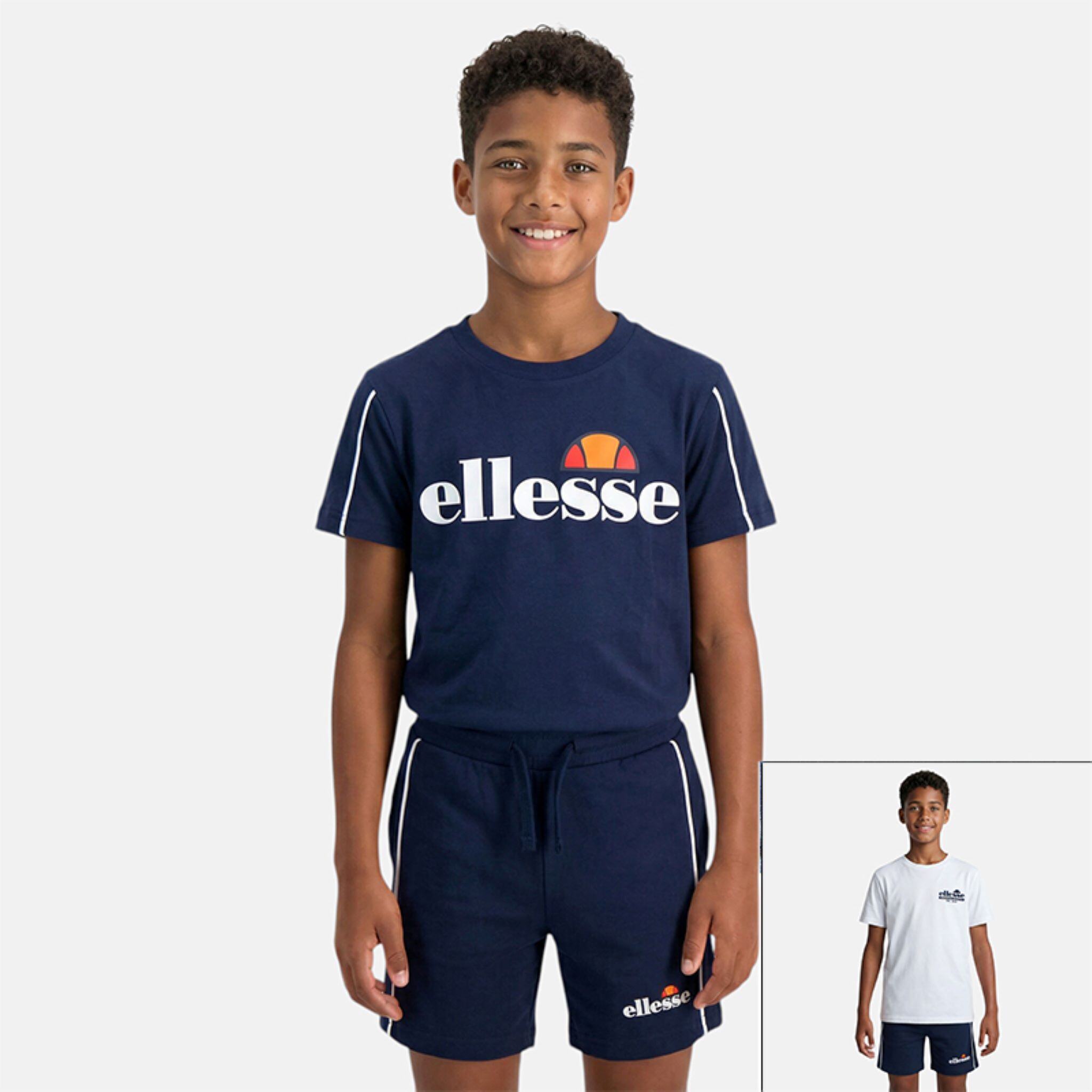 Großhändler Ellesse - Ellesse 2er-Pack T-Shirts und Shorts für Jungen von 8 bis 14 Jahren