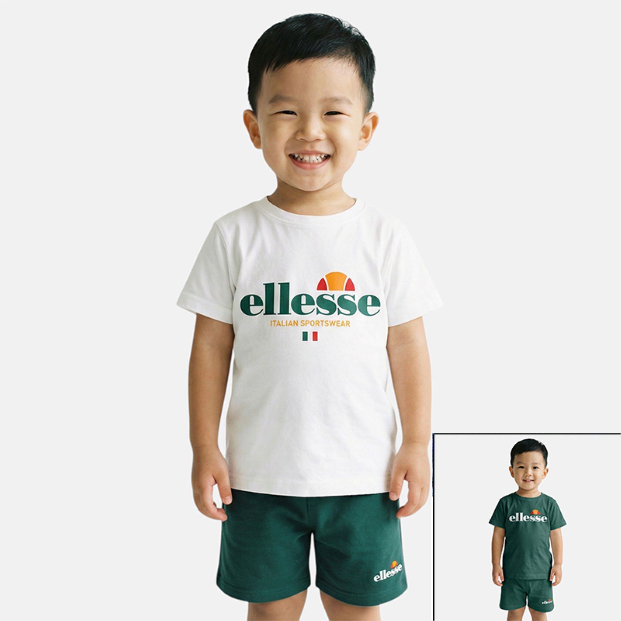 Großhändler Ellesse - Ellesse 2er-Pack T-Shirts und Shorts für Jungen von 2 bis 7 Jahren