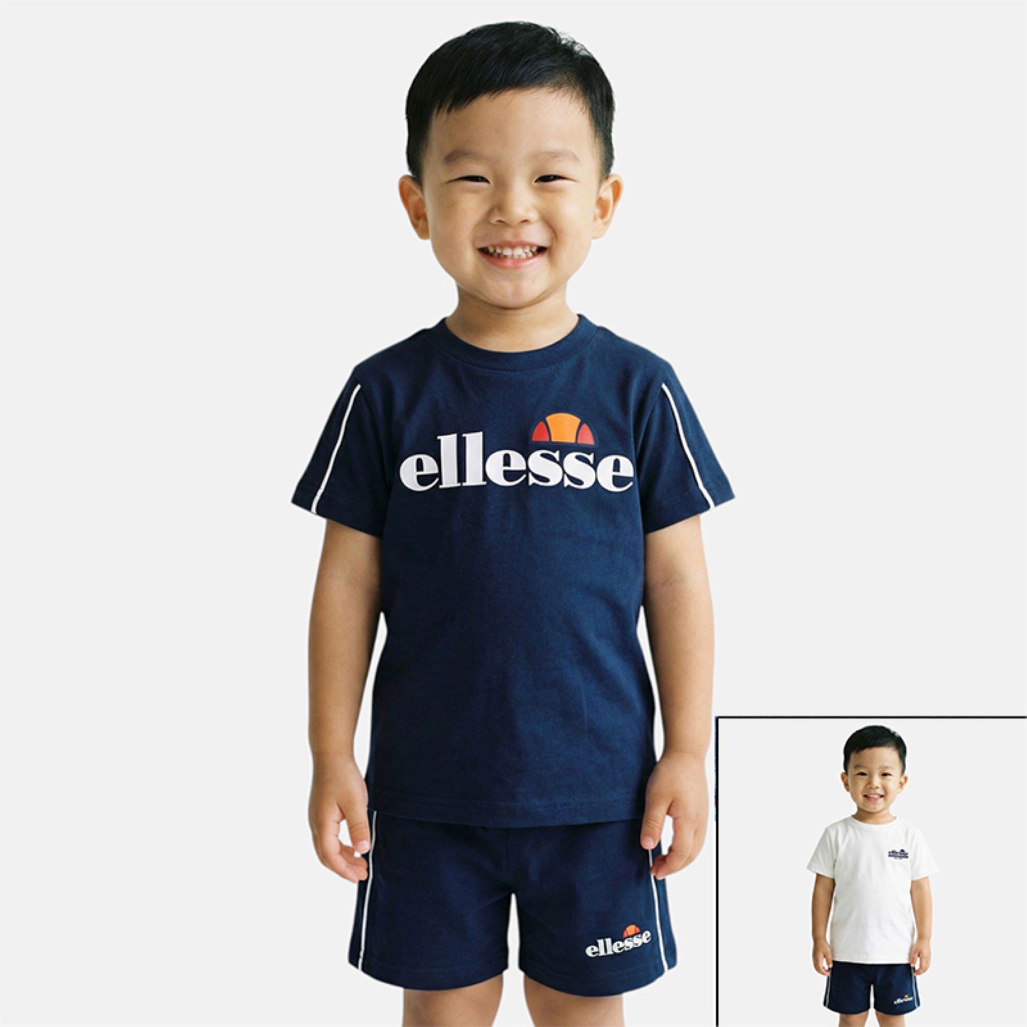 Großhändler Ellesse - Ellesse 2er-Pack T-Shirts und Shorts für Jungen, Größe 2 bis 7 Jahre