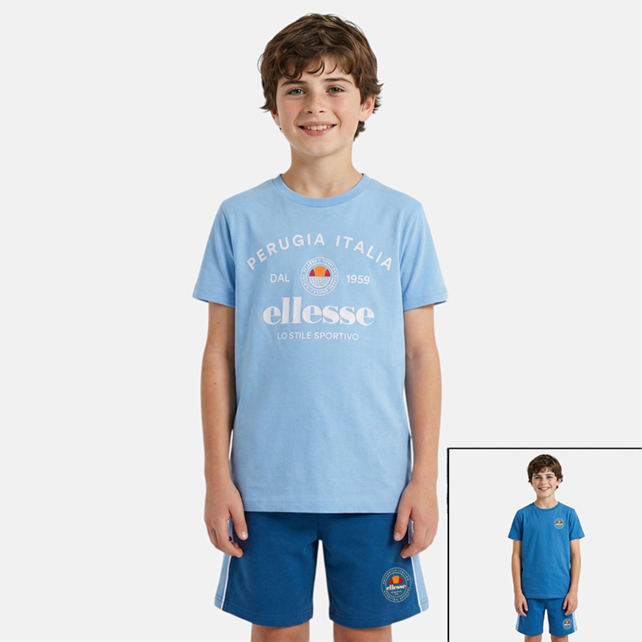 Großhändler Ellesse - Ellesse 2er-Pack T-Shirts und Shorts für Jungen von 8 bis 14 Jahren