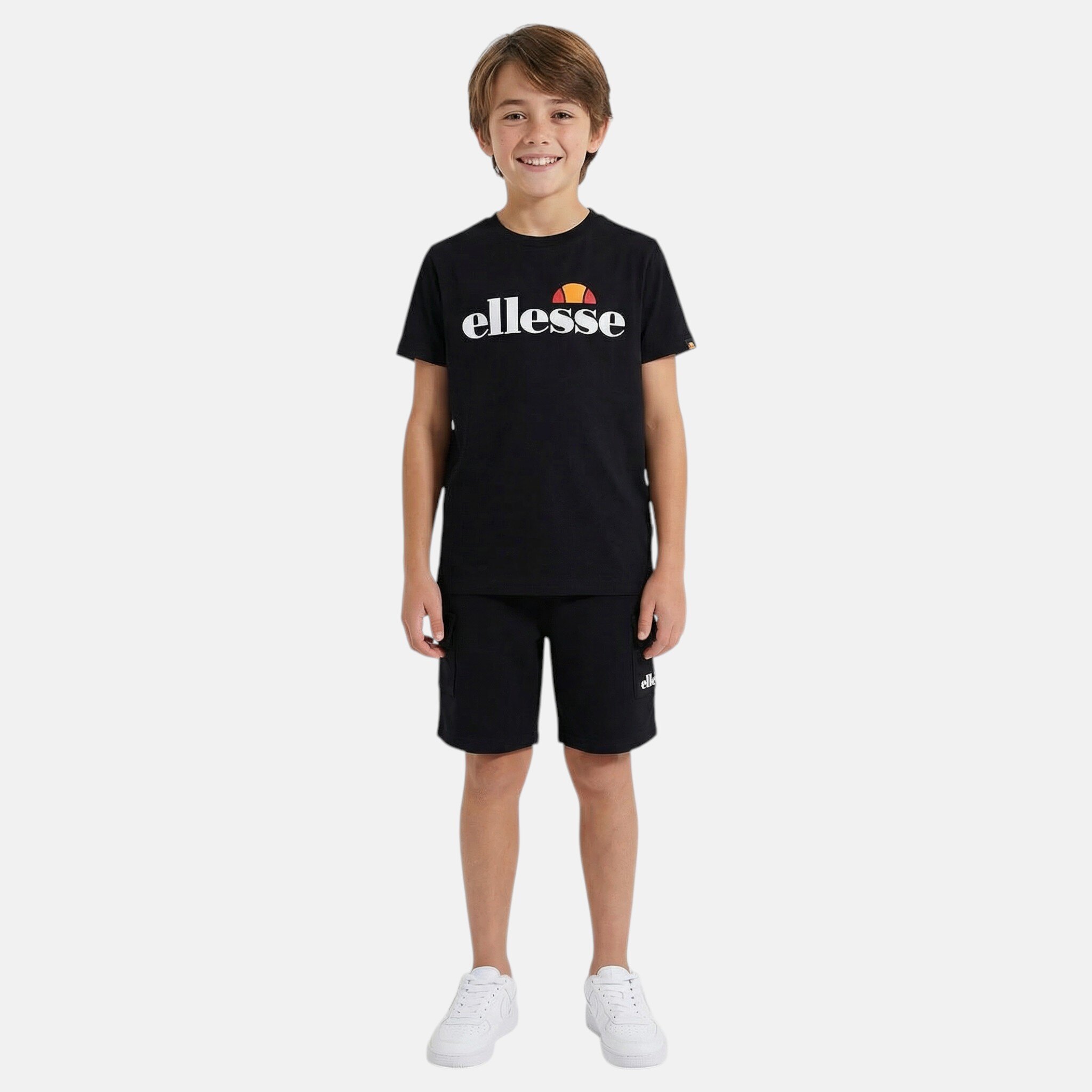 Großhändler Ellesse - Ellesse T-Shirt und Shorts Set für Jungen von 8 bis 14 Jahren