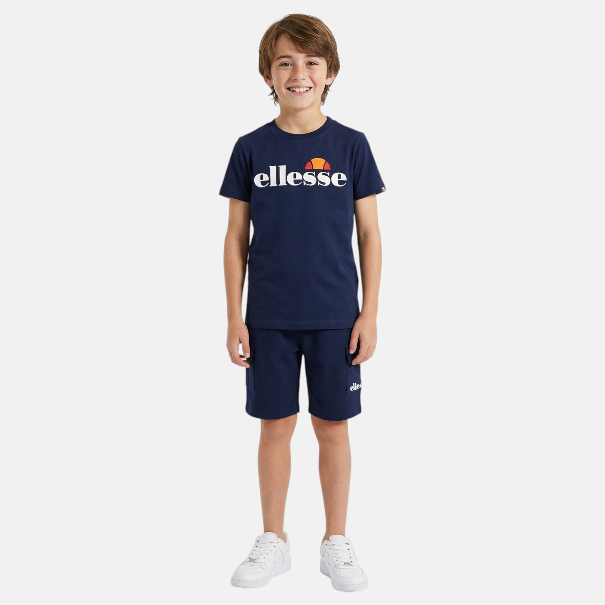 Großhändler Ellesse - Ellesse T-Shirt und Shorts Set für Jungen von 8 bis 14 Jahren