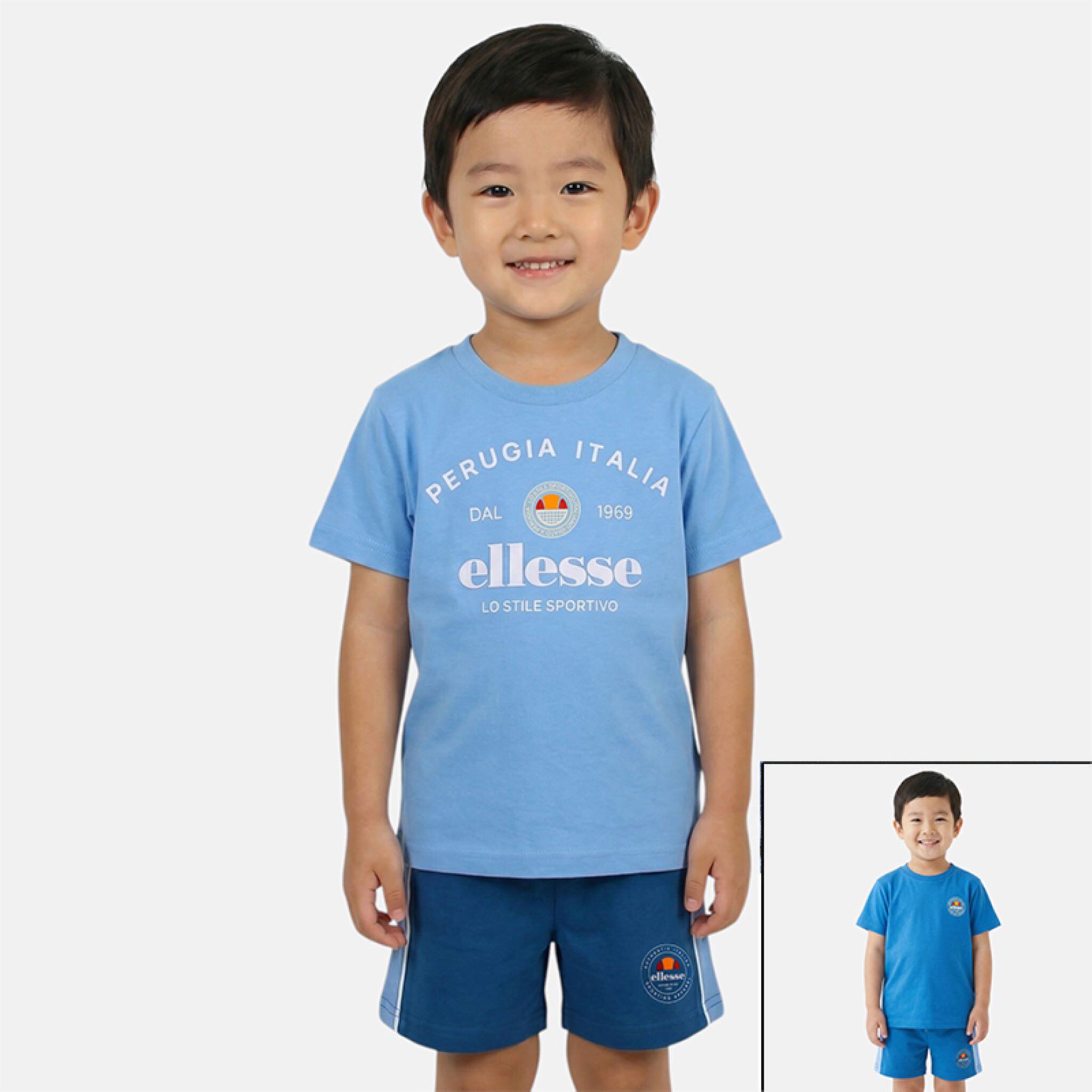 Großhändler Ellesse - Ellesse 2er-Pack T-Shirts und Shorts für Jungen, Größe 2 bis 7 Jahre