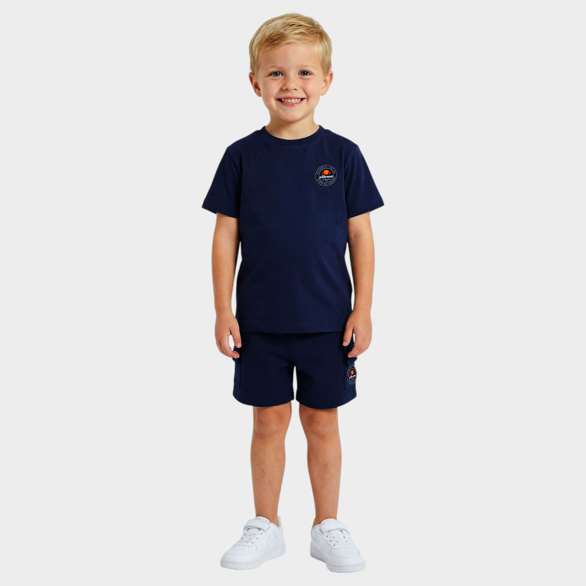 Großhändler Ellesse - Ellesse T-Shirt und Shorts Set für Jungen von 2 bis 7 Jahren