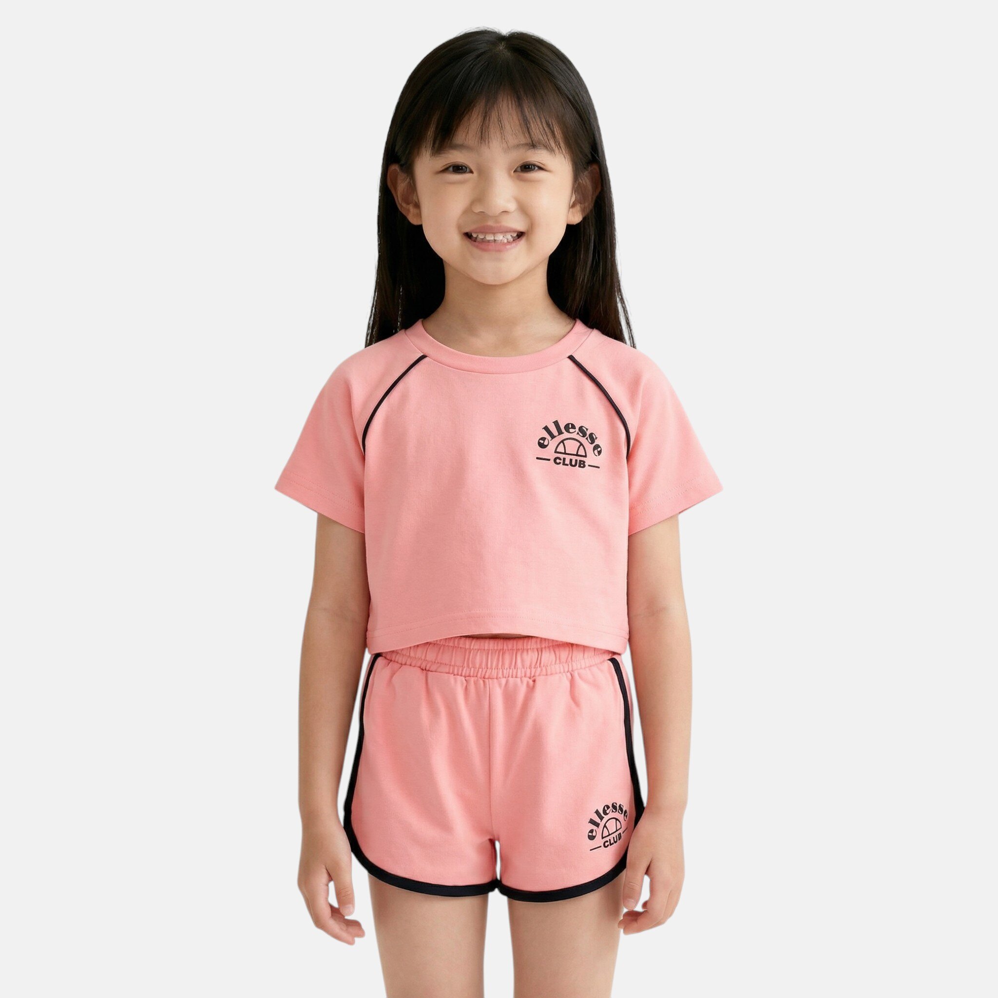 Großhändler Ellesse - Ellesse T-Shirt und Shorts Set für Mädchen von 8 bis 14 Jahren