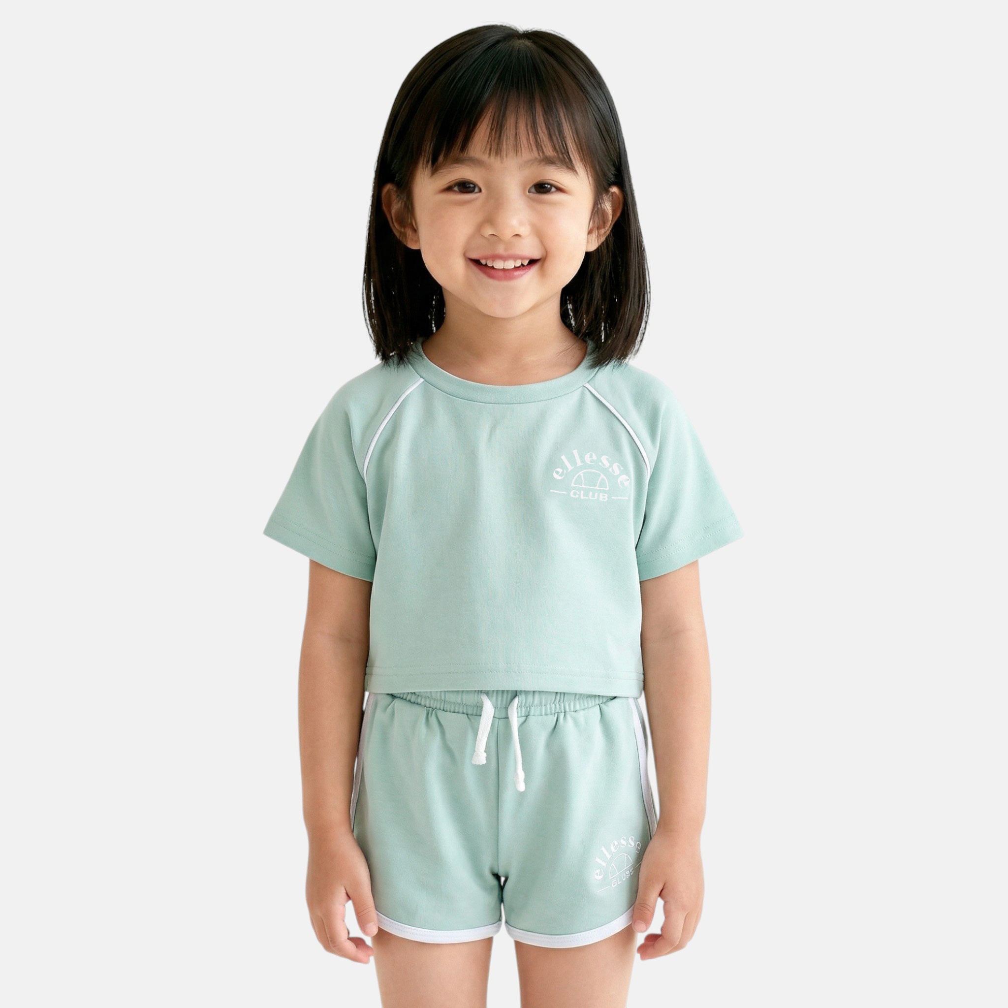 Großhändler Ellesse - Ellesse T-Shirt und Shorts Set für Mädchen von 2 bis 7 Jahren