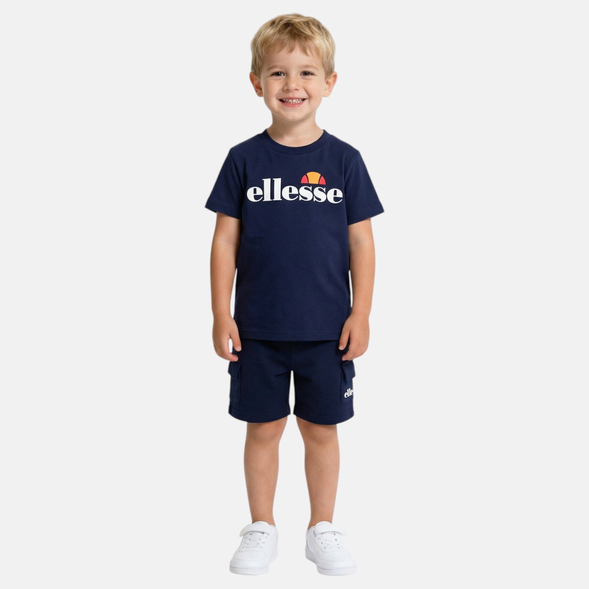 Großhändler Ellesse - Ellesse T-Shirt und Shorts Set für Jungen von 2 bis 7 Jahren