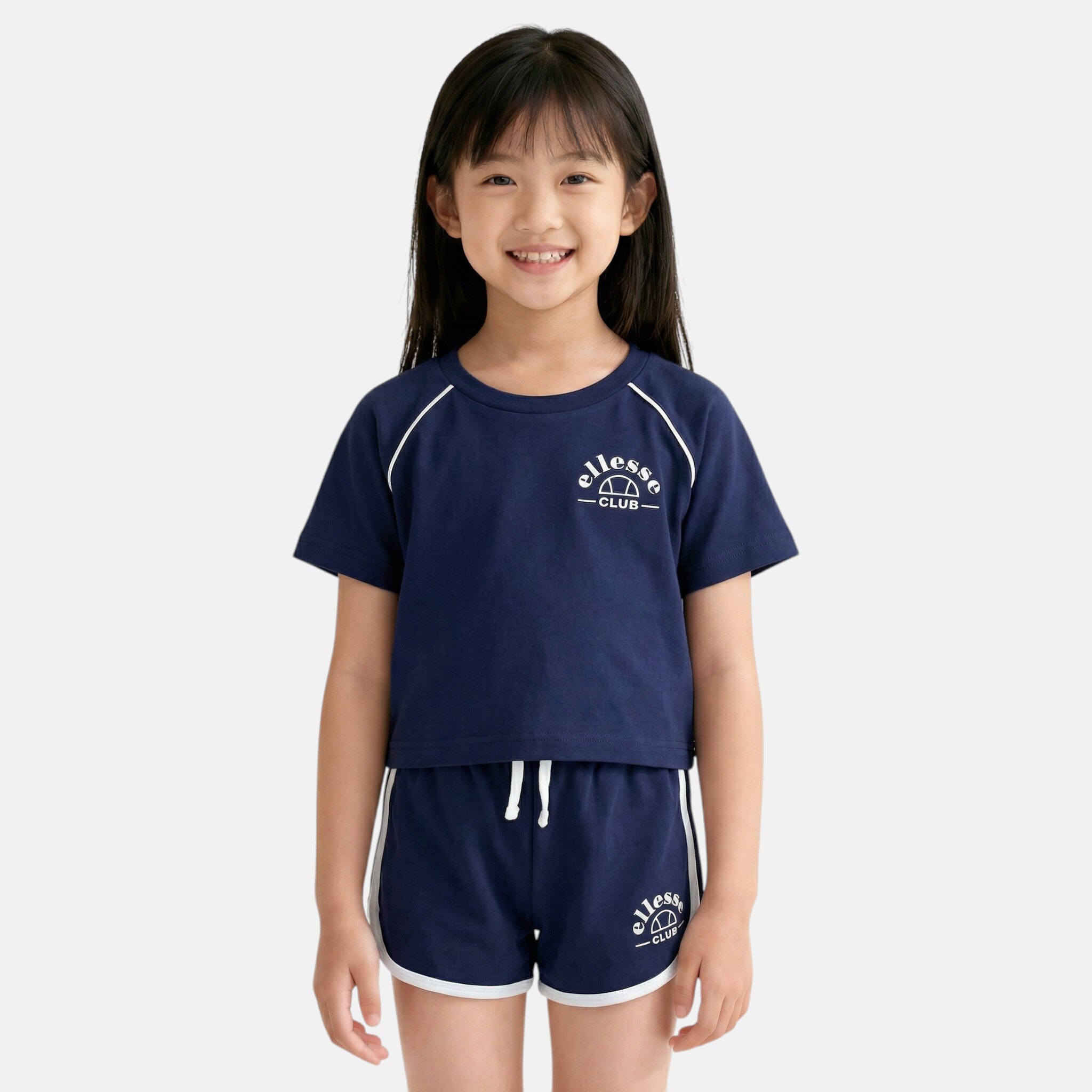 Großhändler Ellesse - Ellesse T-Shirt und Shorts Set für Mädchen von 8 bis 14 Jahren